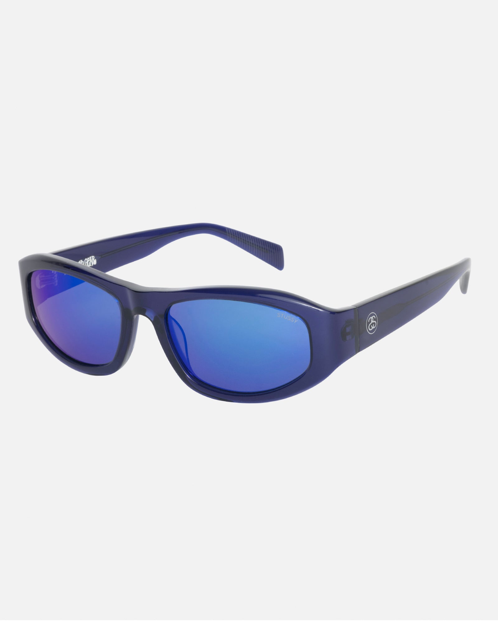 Landon Sunglasses in ultraviolet/midnight flare – Stüssy