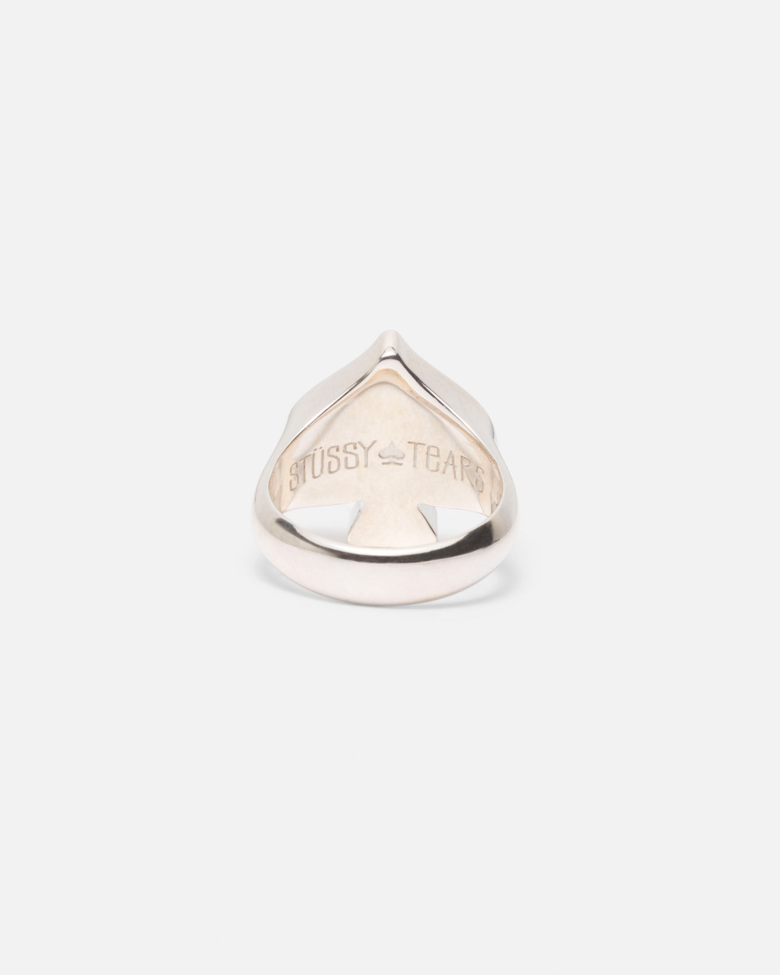 Stüssy & Denim Tears Spade Ring in silver – Stüssy 