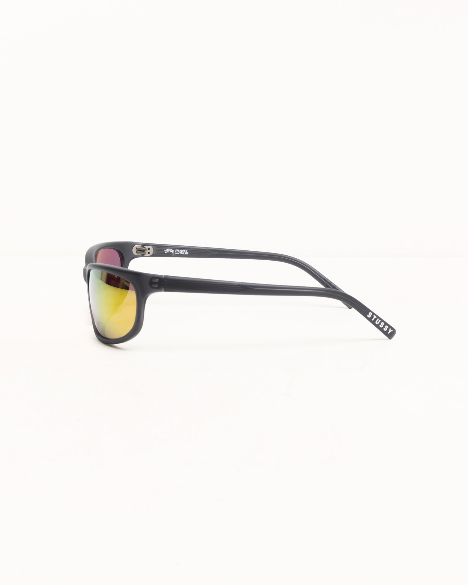 Julian Sunglasses – Frost Black/Orange Mirror Lens | Eyegear | Stüssy