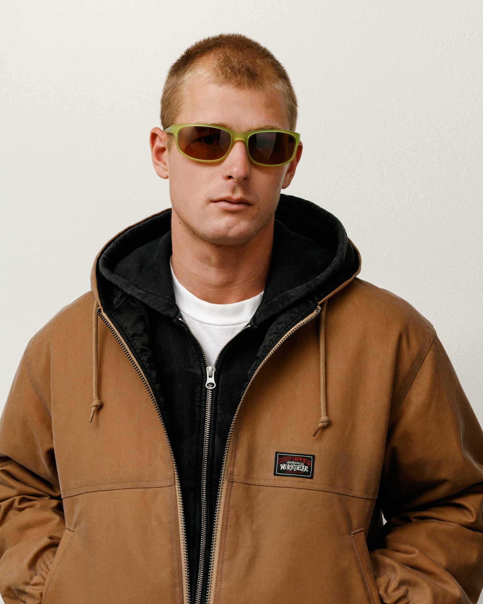 Julian Sunglasses Accessories In Frost Lime / Brown Lens