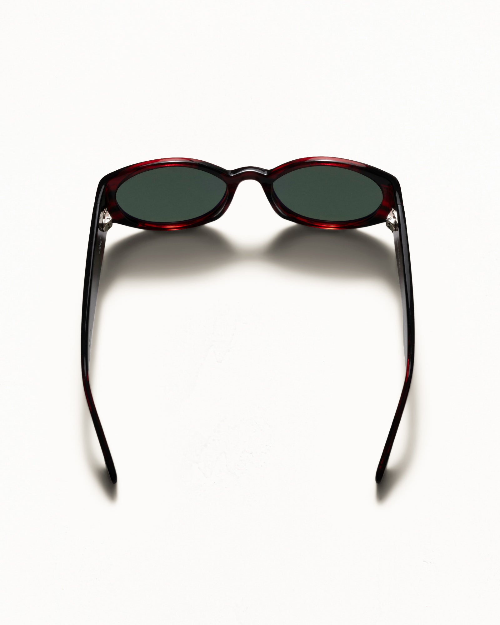 Luna Sunglasses Accessories In Dark Red / Green Lens