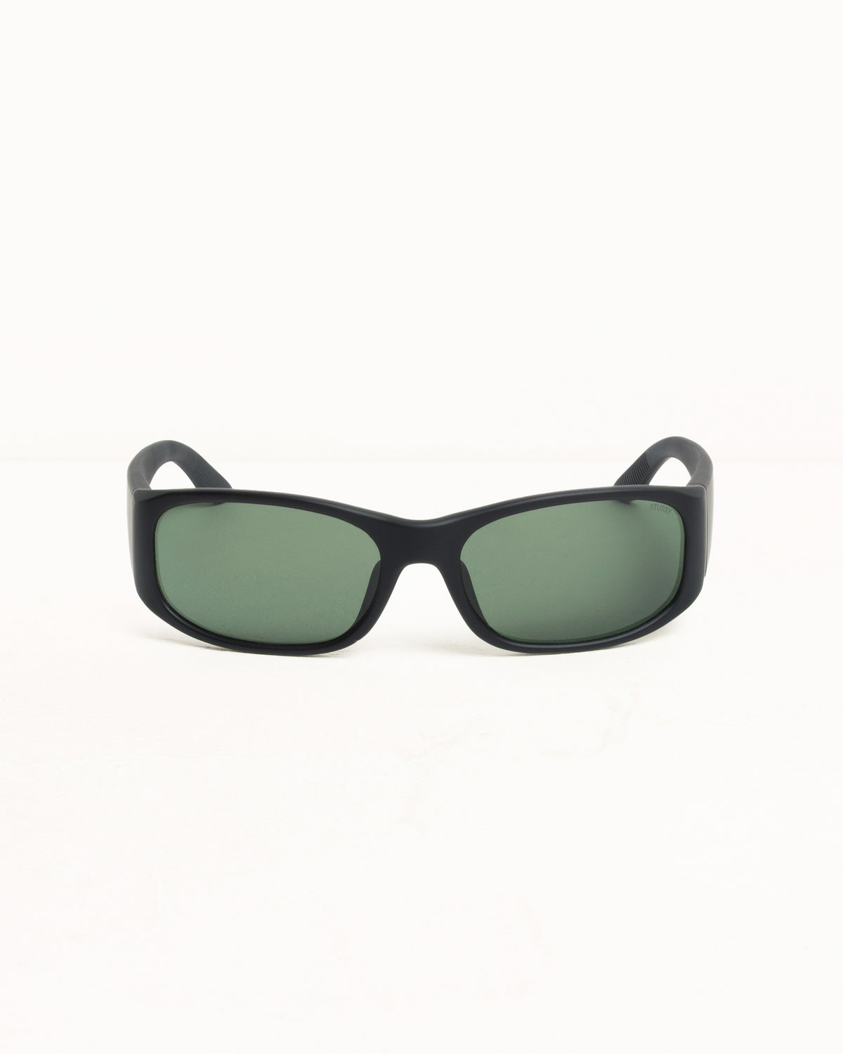 Mikey Sunglasses – Rubber Black/Dark Green Lens | Eyegear | Stüssy