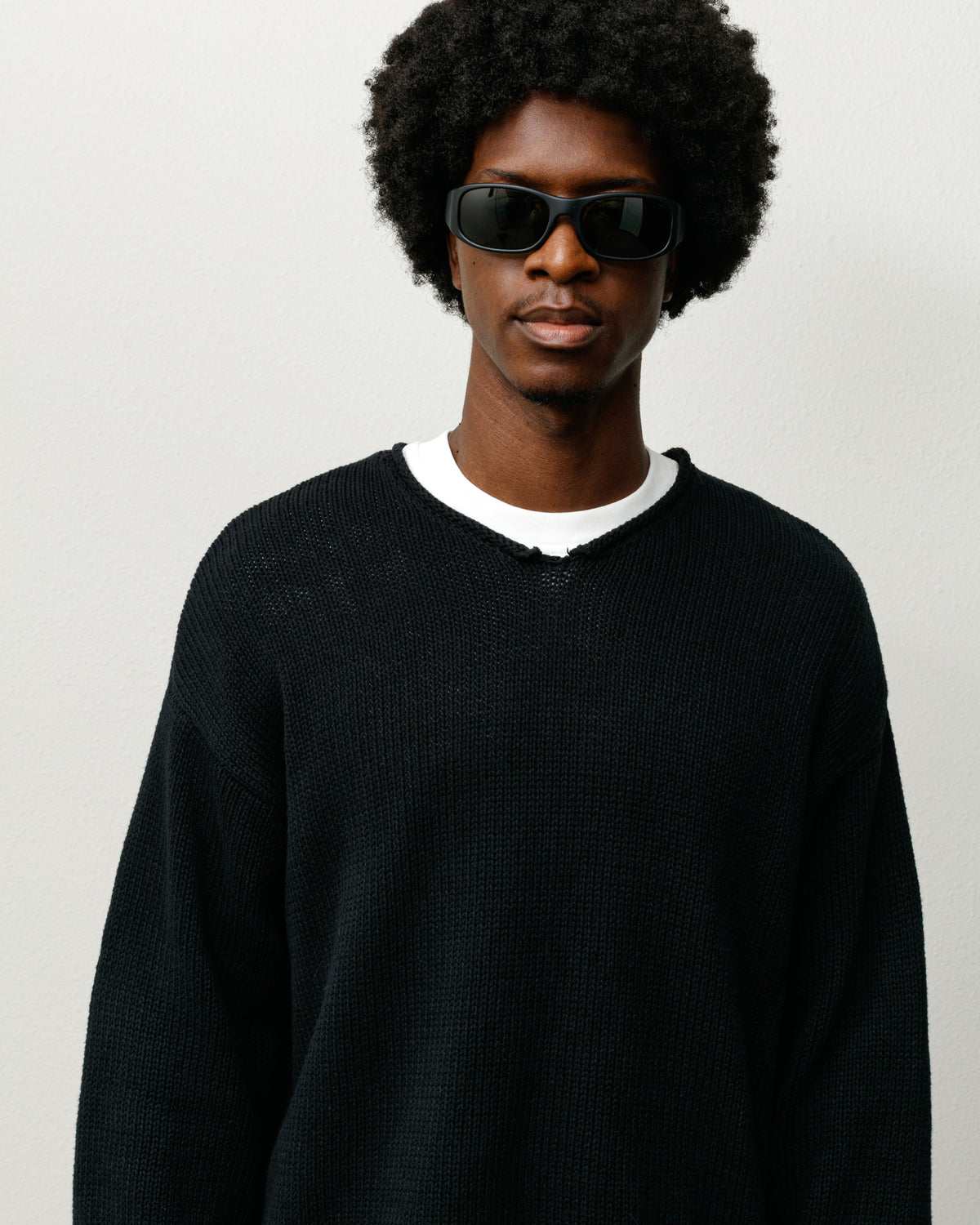 Mikey Sunglasses – Rubber Black/Dark Green Lens | Eyegear | Stüssy