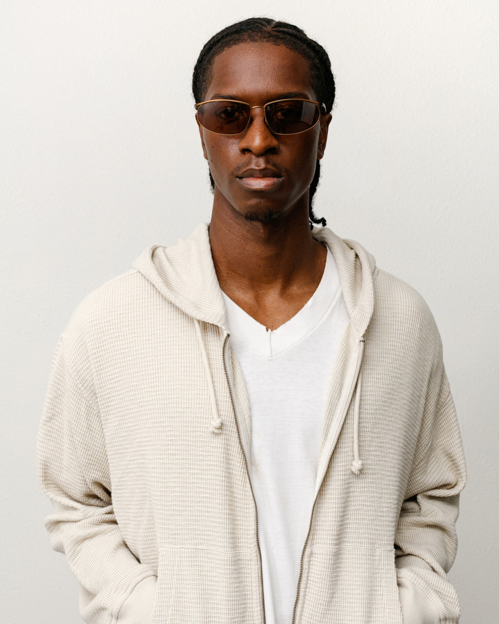 Wilkins Sunglasses Unisex In Matte Bronze/brown