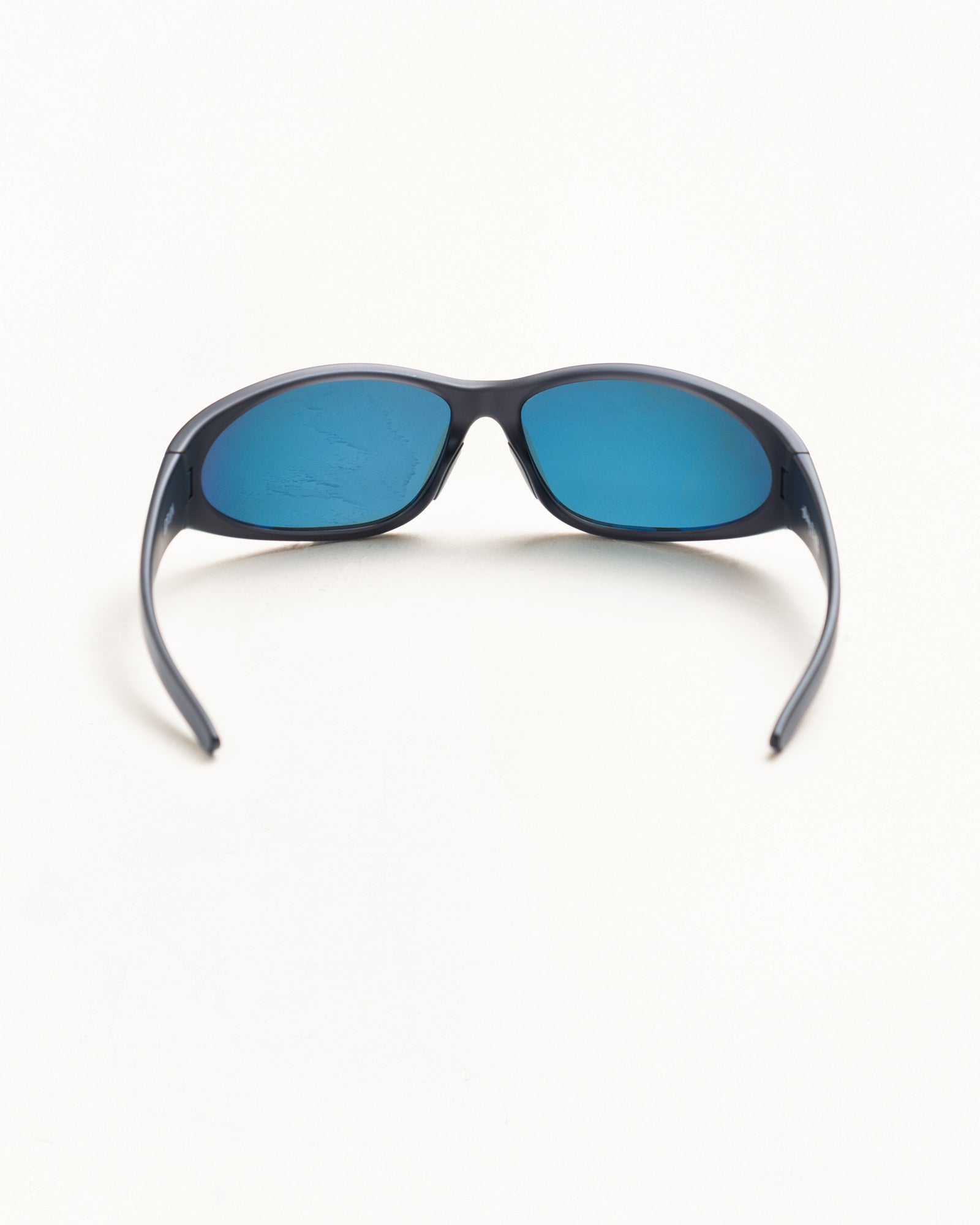 Adrian Sunglasses – Frost Black/Orange Mirror Lens | Eyegear | Stüssy