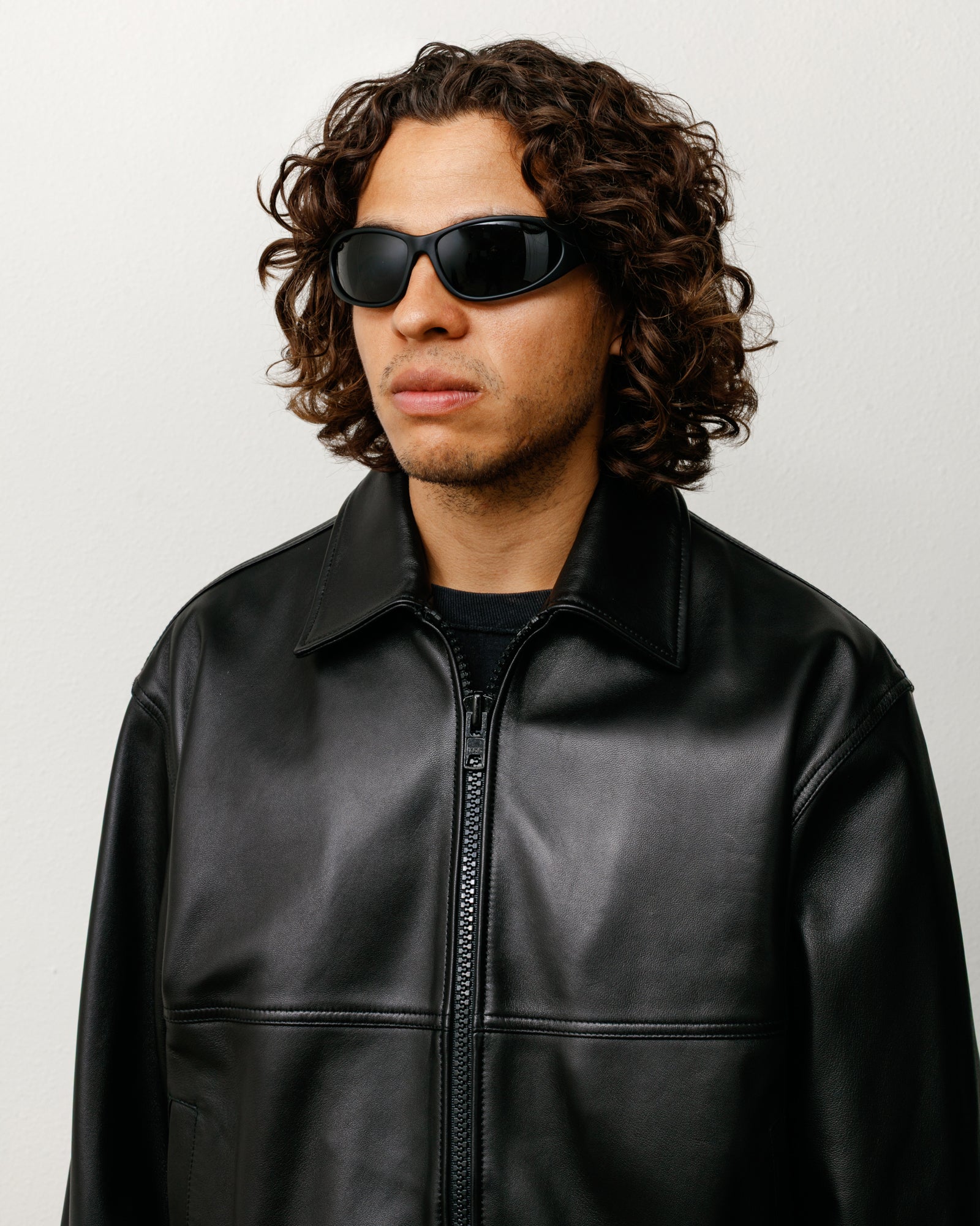 Adrian Sunglasses – Matte Rubber Black/Black Lens | Eyegear | Stüssy