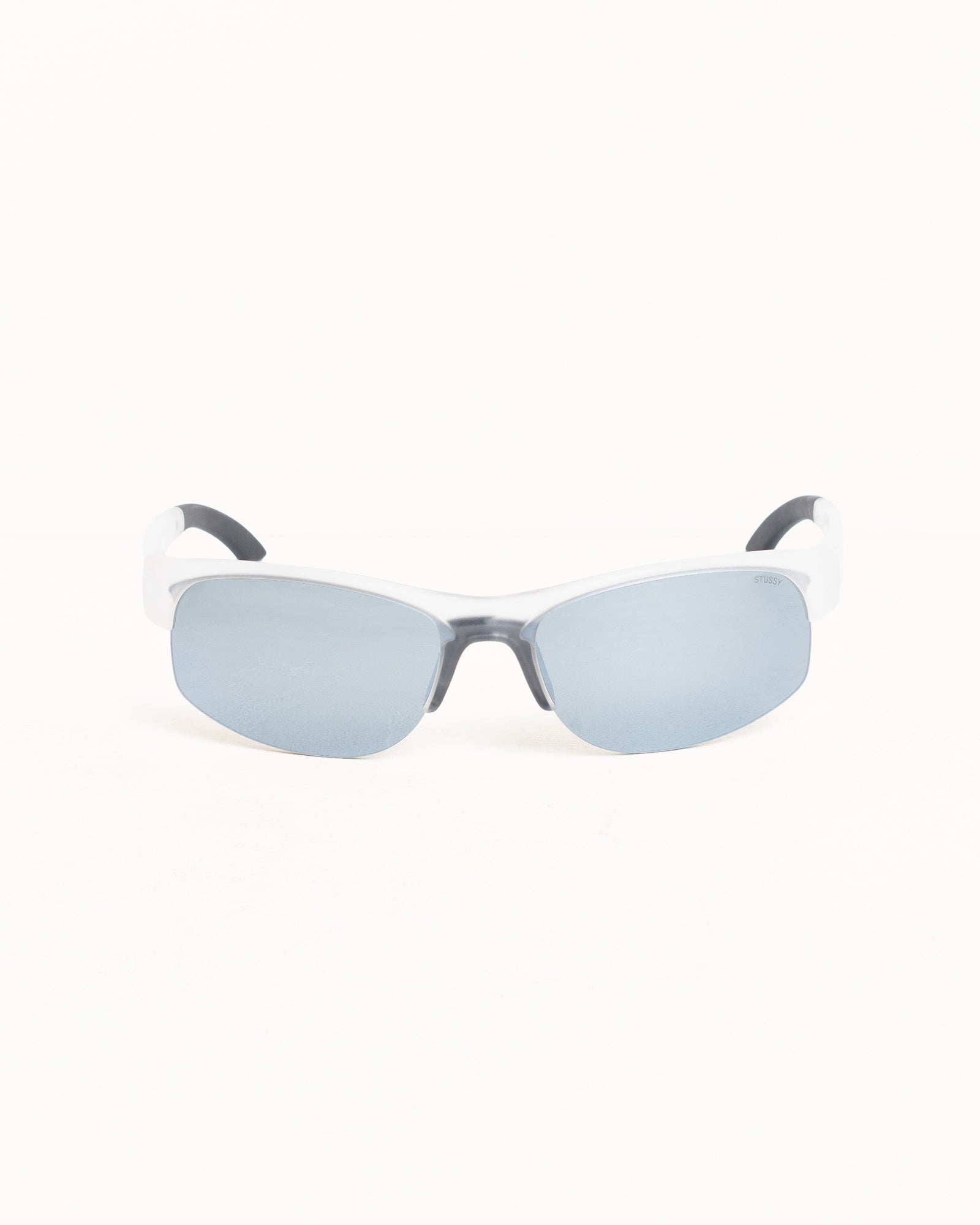 Hiro Sunglasses – Frost Clear/Mirror Lens | Eyegear | Stüssy