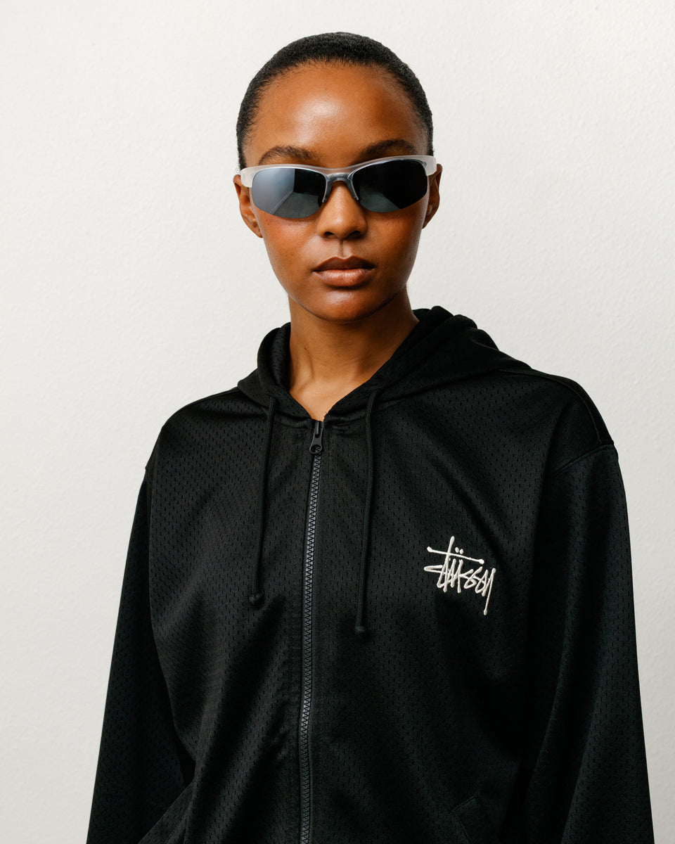 Hiro Sunglasses Unisex In Frost Clear / Mirror Lens