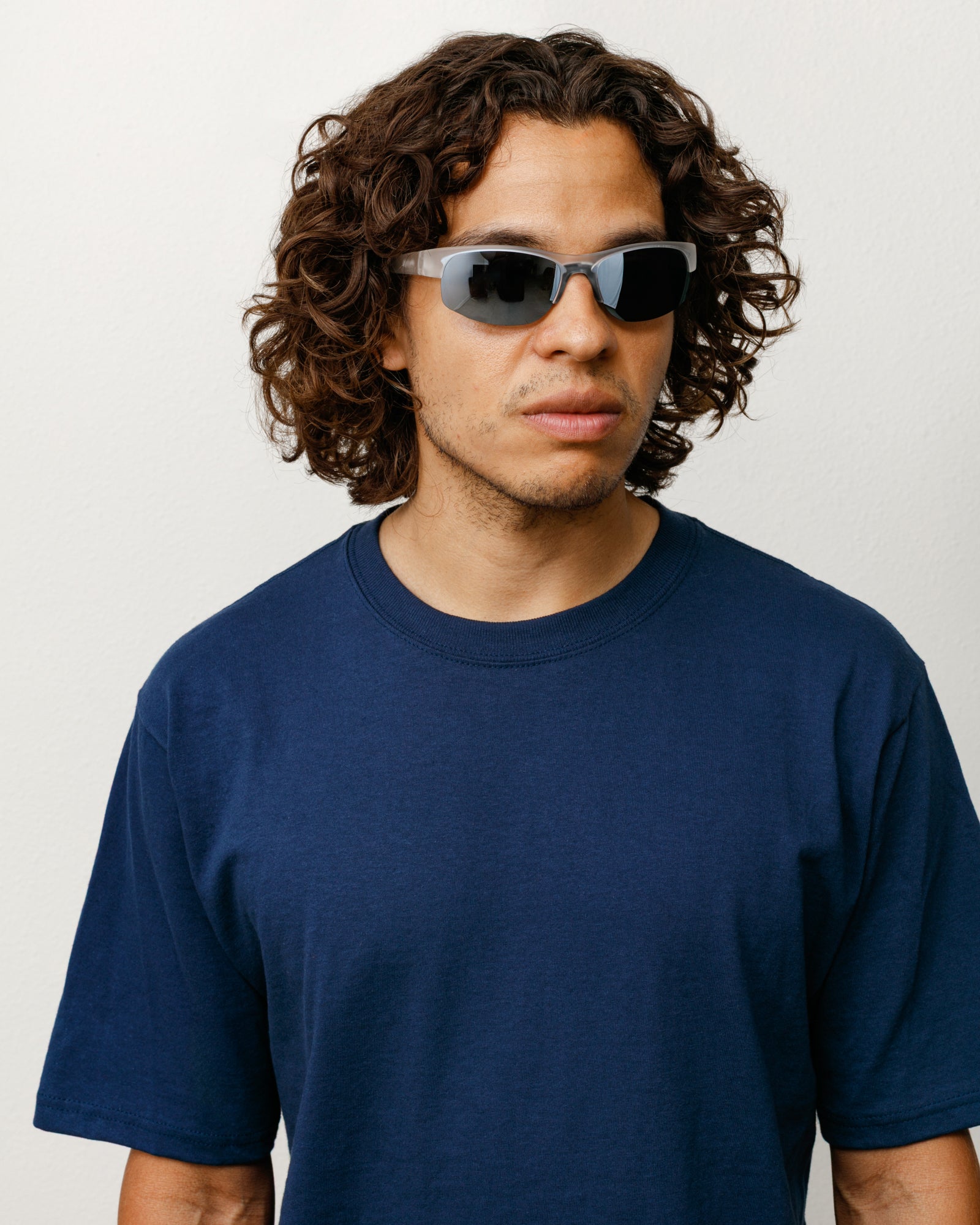Hiro Sunglasses – Frost Clear/Mirror Lens | Eyegear | Stüssy