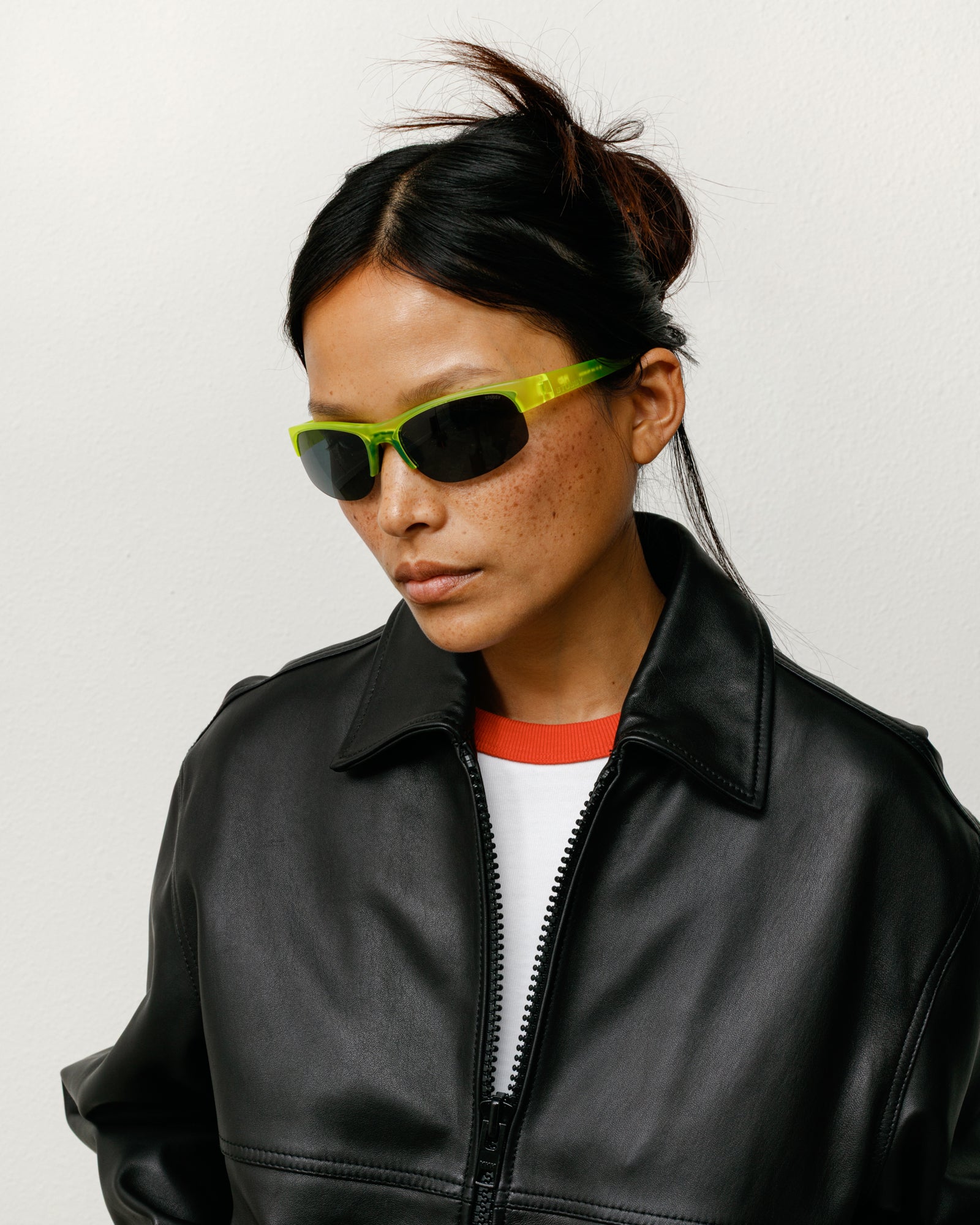Hiro Sunglasses – Frost Yellow/Black Lens | Eyegear | Stüssy