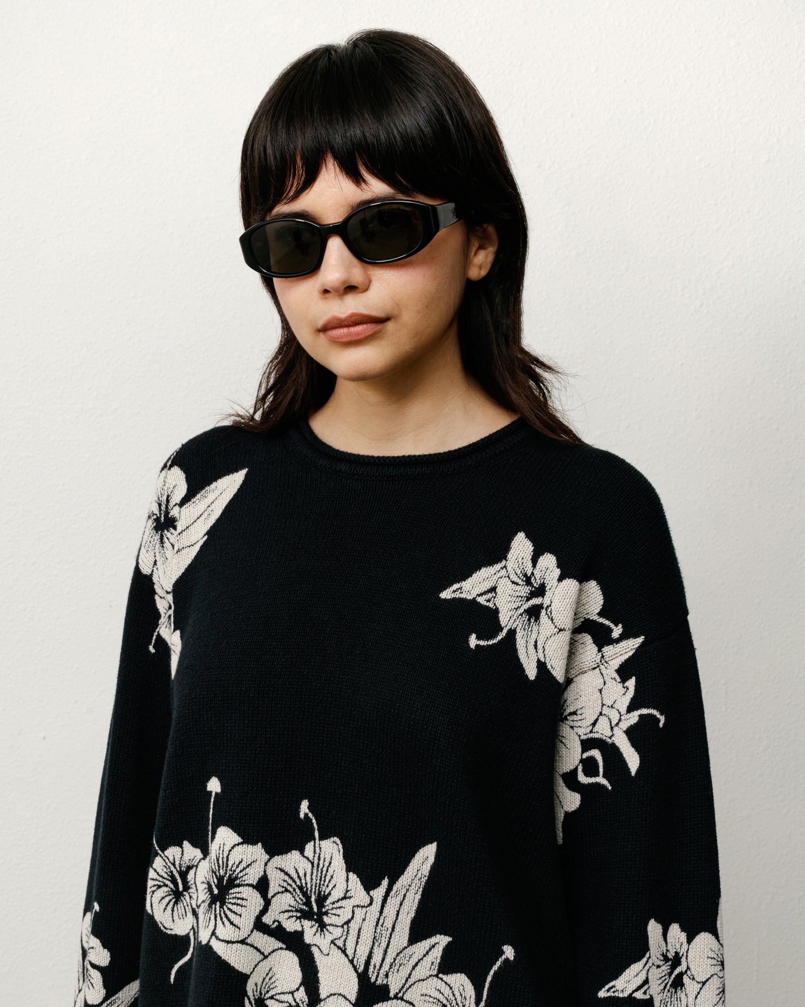 Roman Sunglasses – Black/Dark Green Lens | Eyegear | Stüssy
