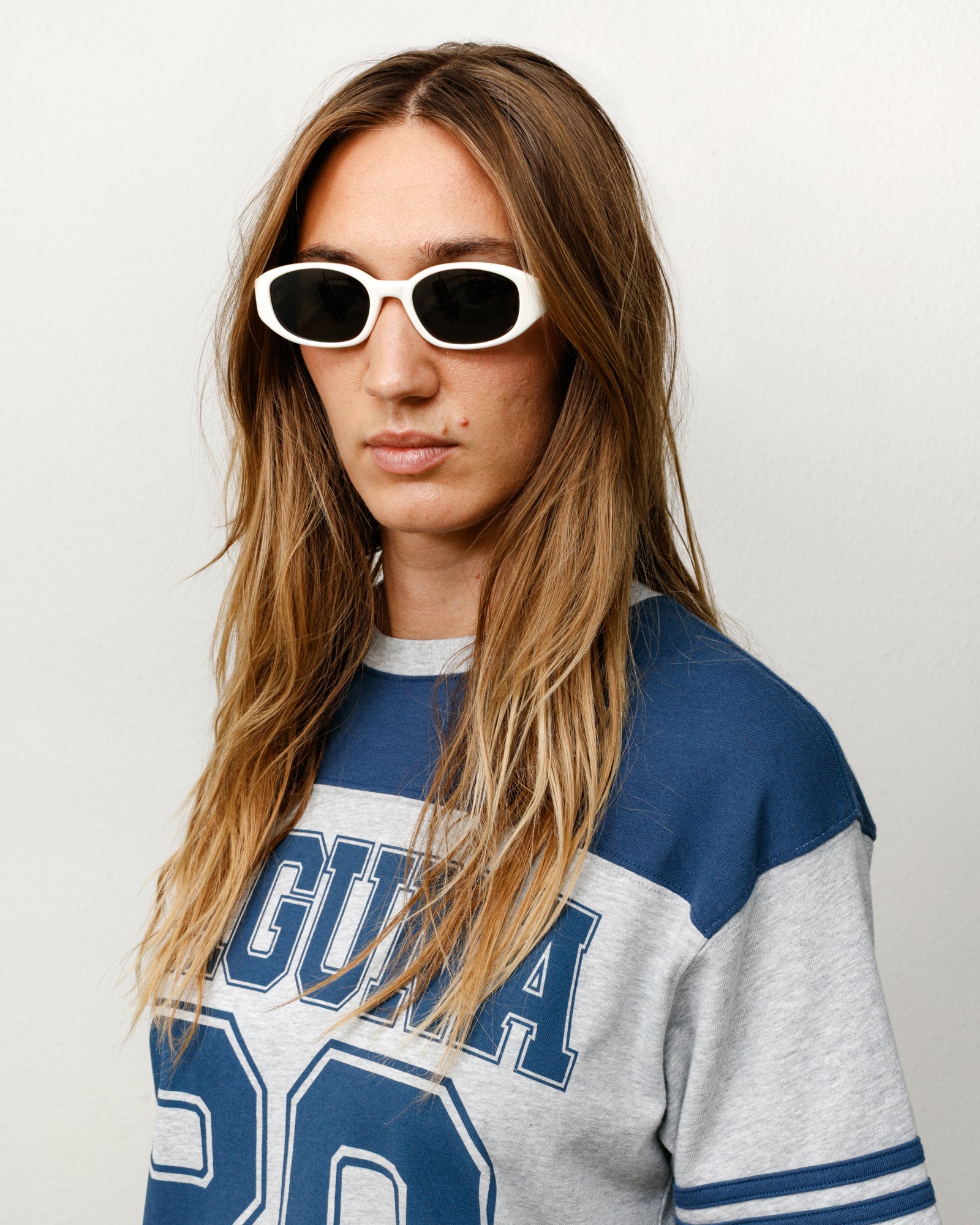 Roman Sunglasses – Bone/Black Lens | Eyegear | Stüssy