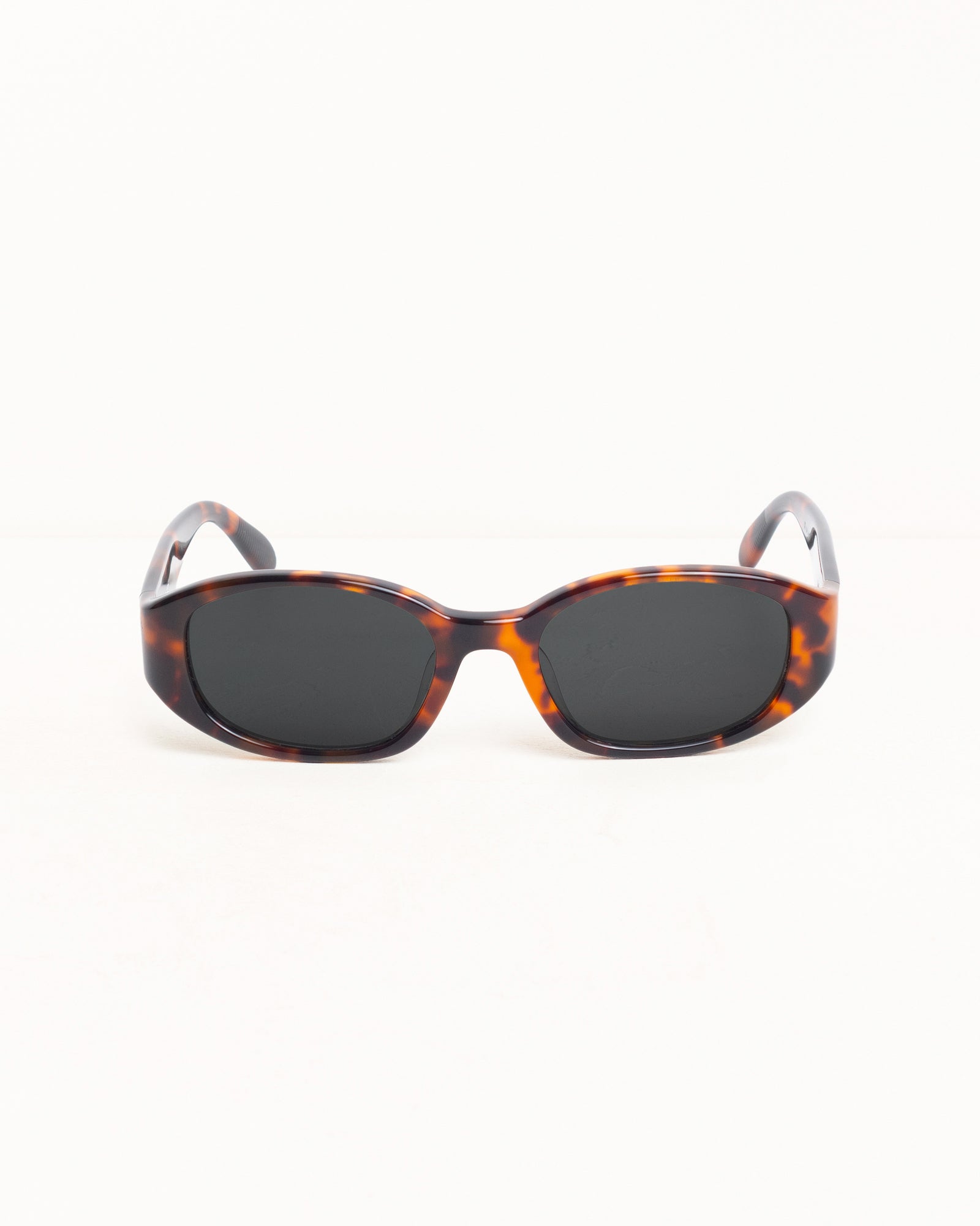Roman Sunglasses Unisex In Brown Tortoise/black Lens