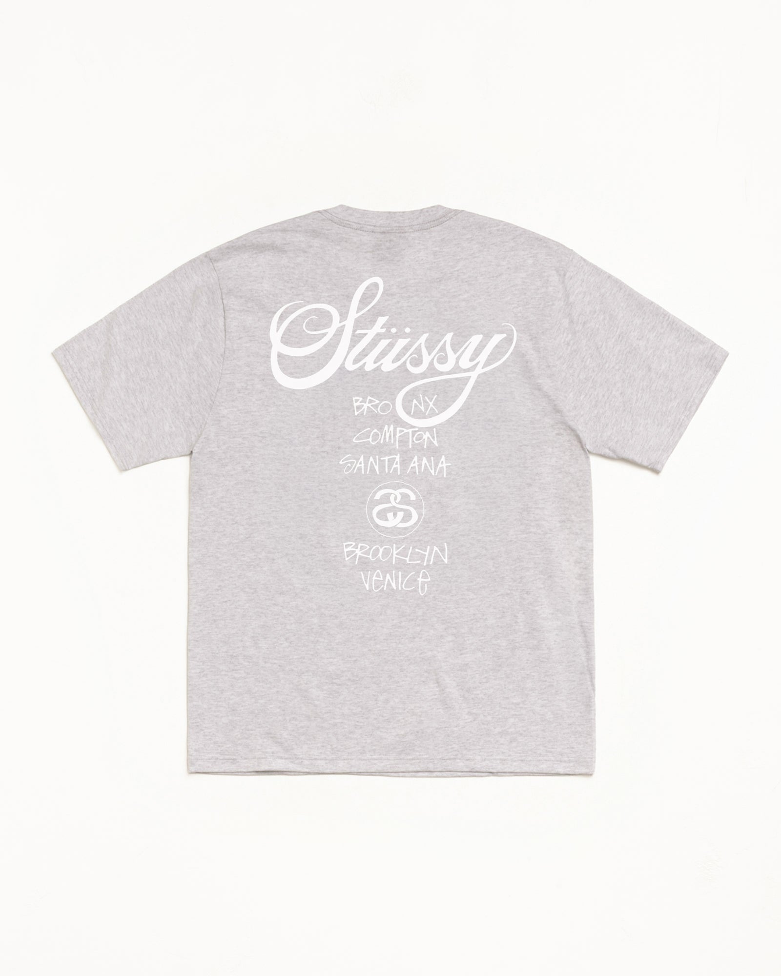 World Tour Tee – Ash Heather | Tees | Stüssy