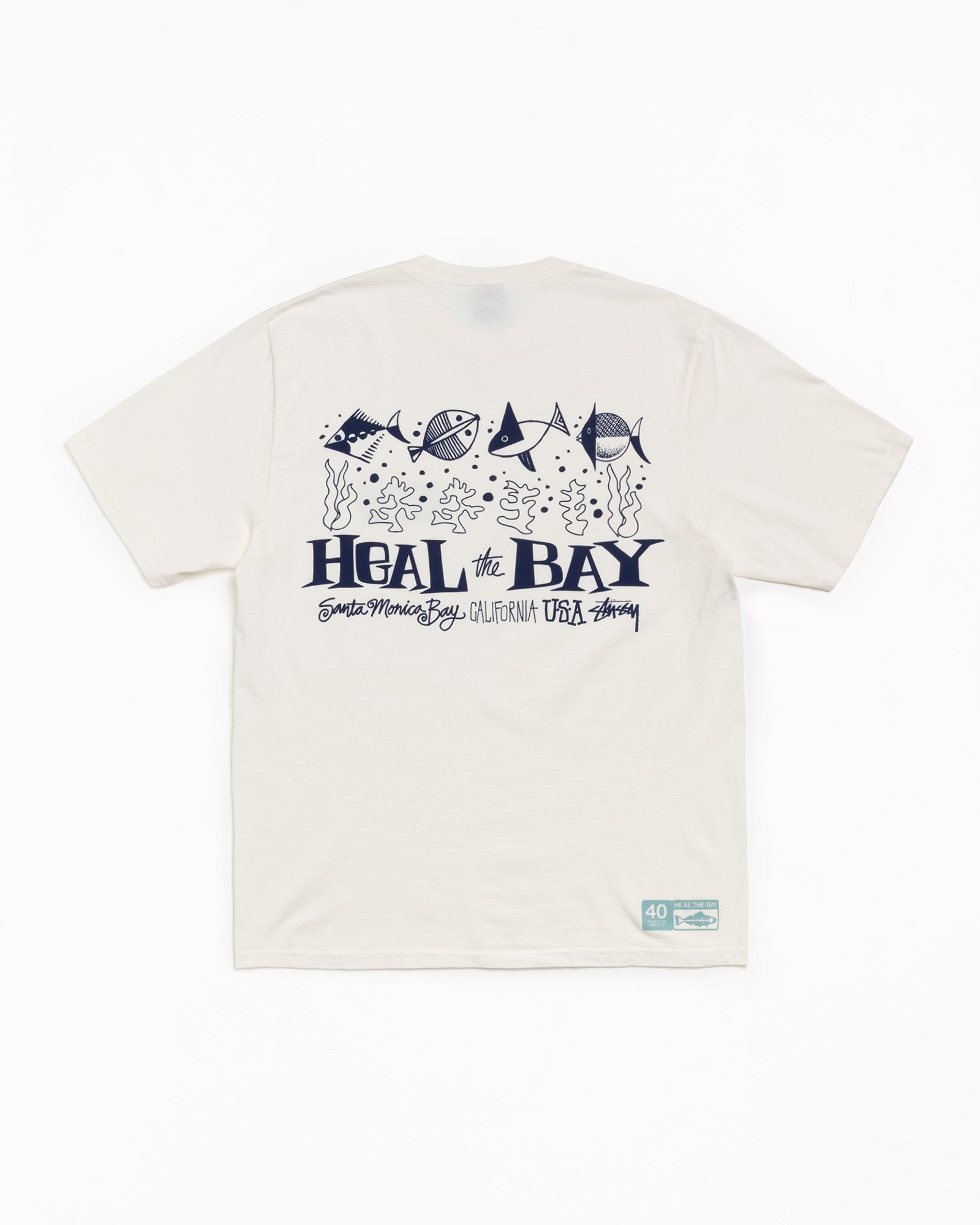 HEAL THE BAY 40 TEE PIGMENT DYED