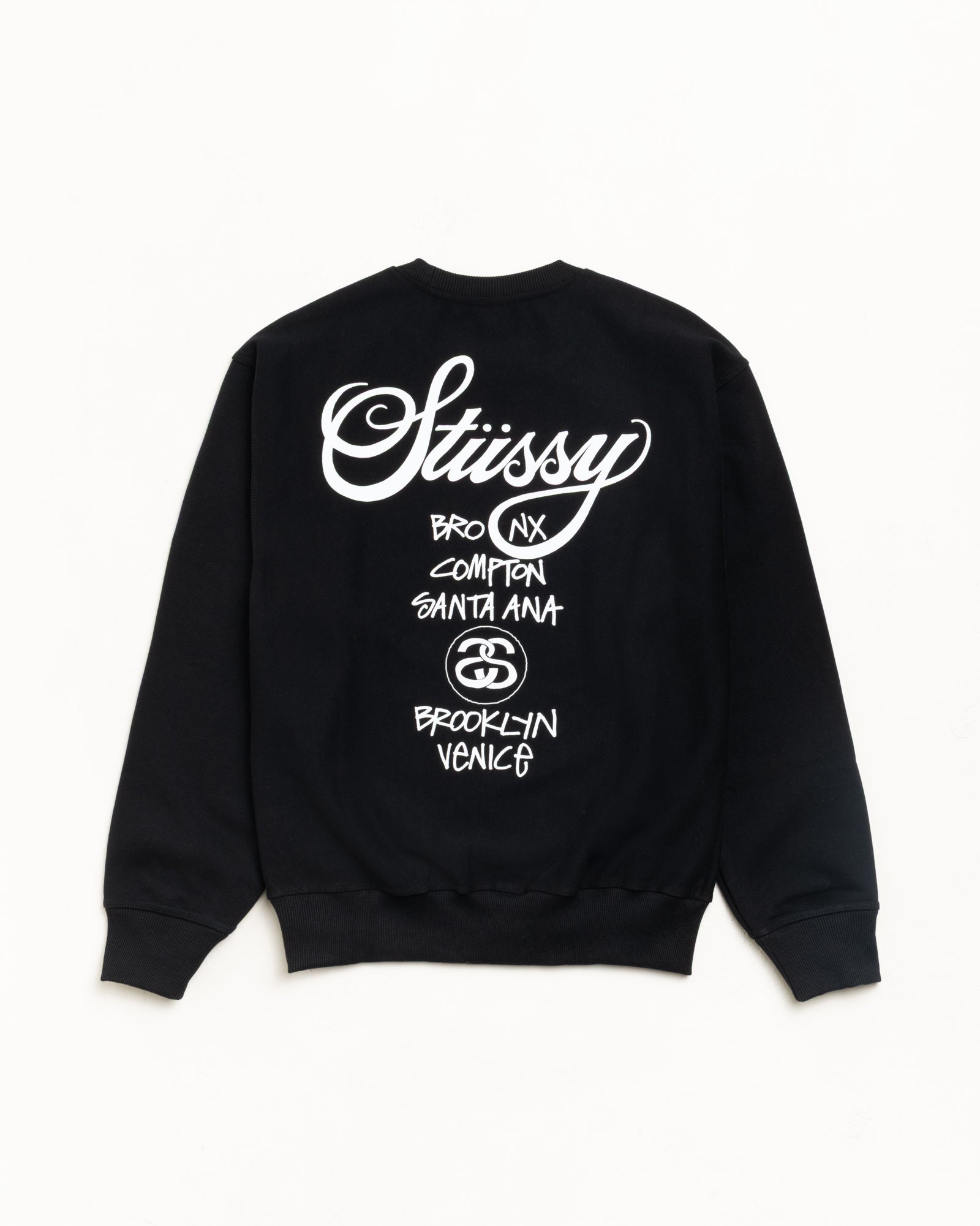 World Tour Crew Mens Long Sleeve In Black