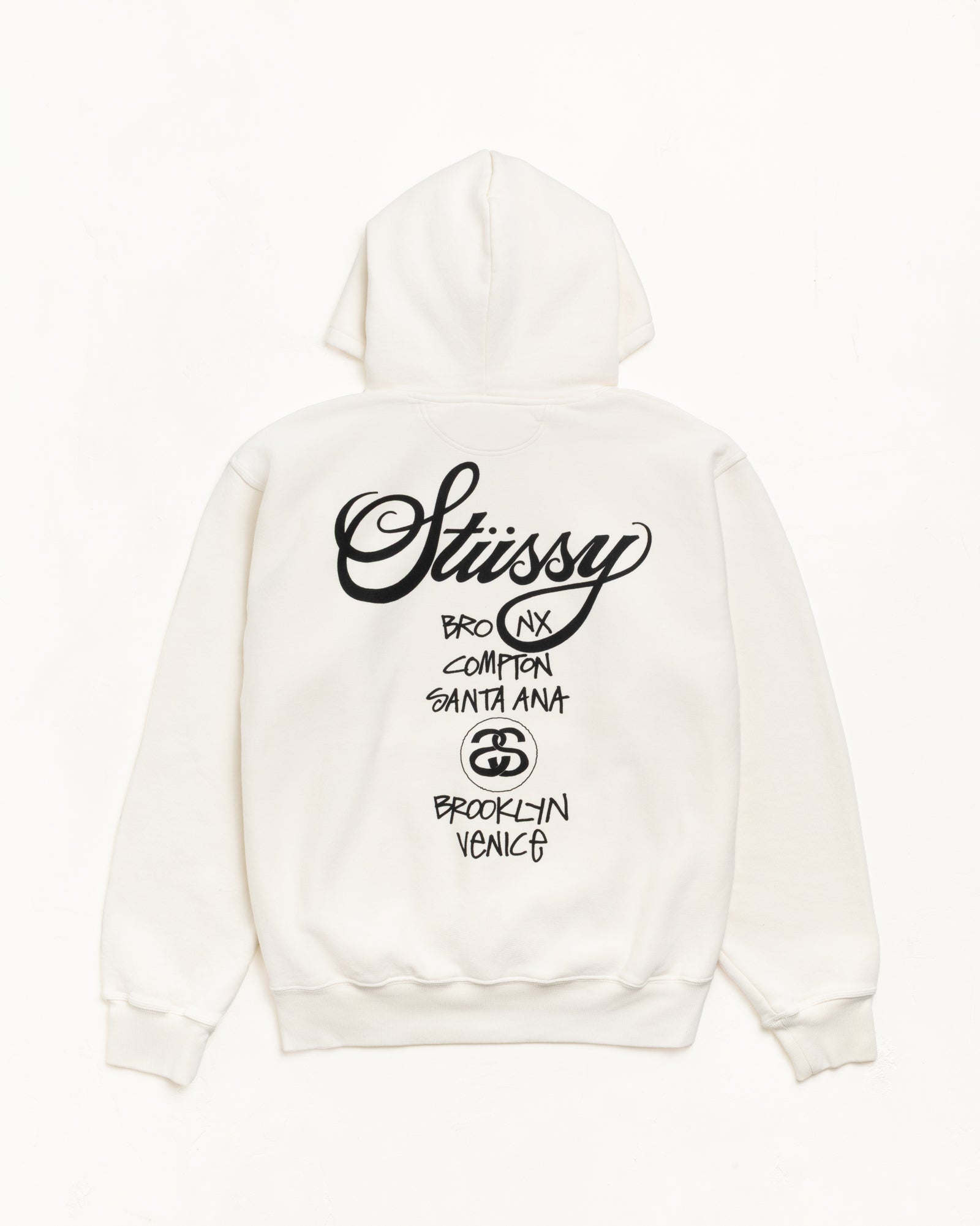 World Tour Hoodie Pigment Dyed – Natural | Sweats | Stüssy