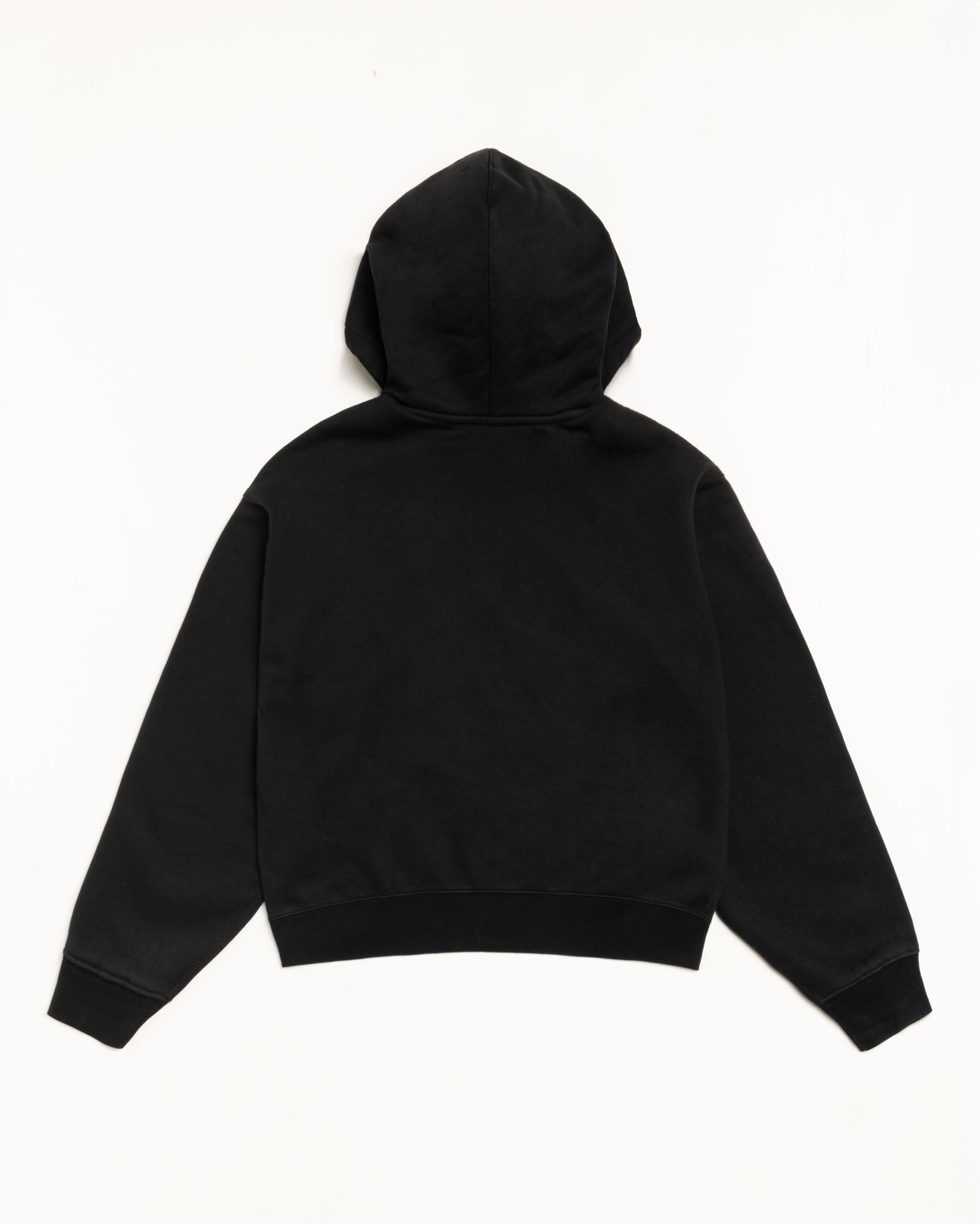 Stüssy & Nike Stone Washed Fleece Zip Hoodie – Black