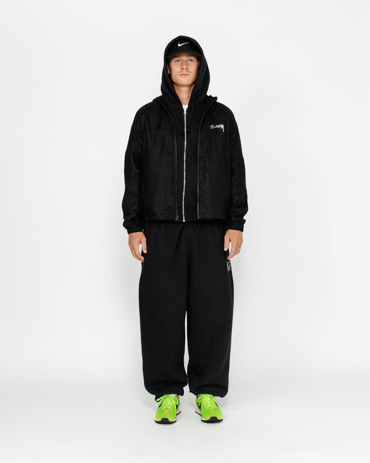 Stüssy & Nike Linen Shell Jacket in black – Stüssy