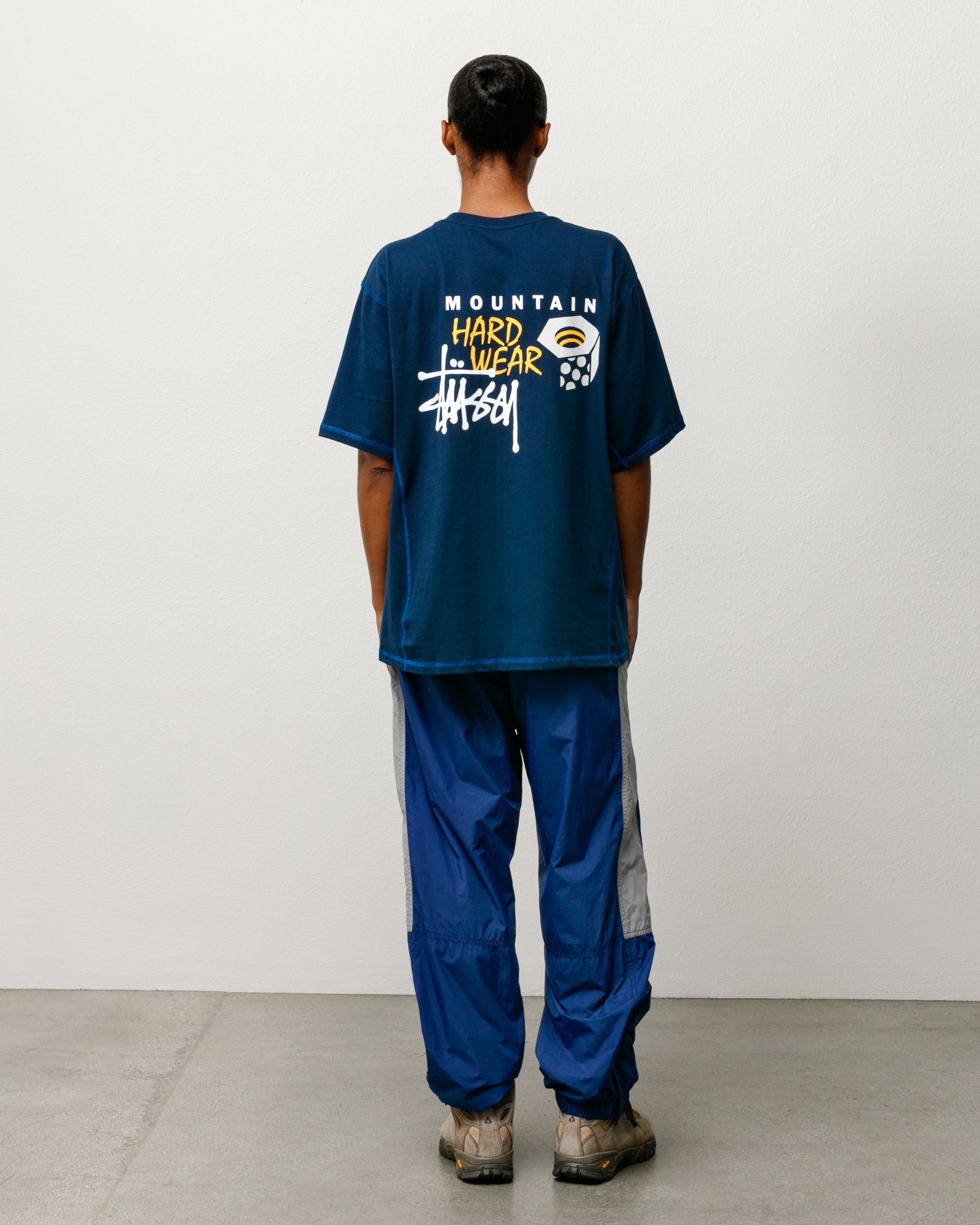 Mhw Stussy Tee Unisex Short Sleeve In Hardwear Navy