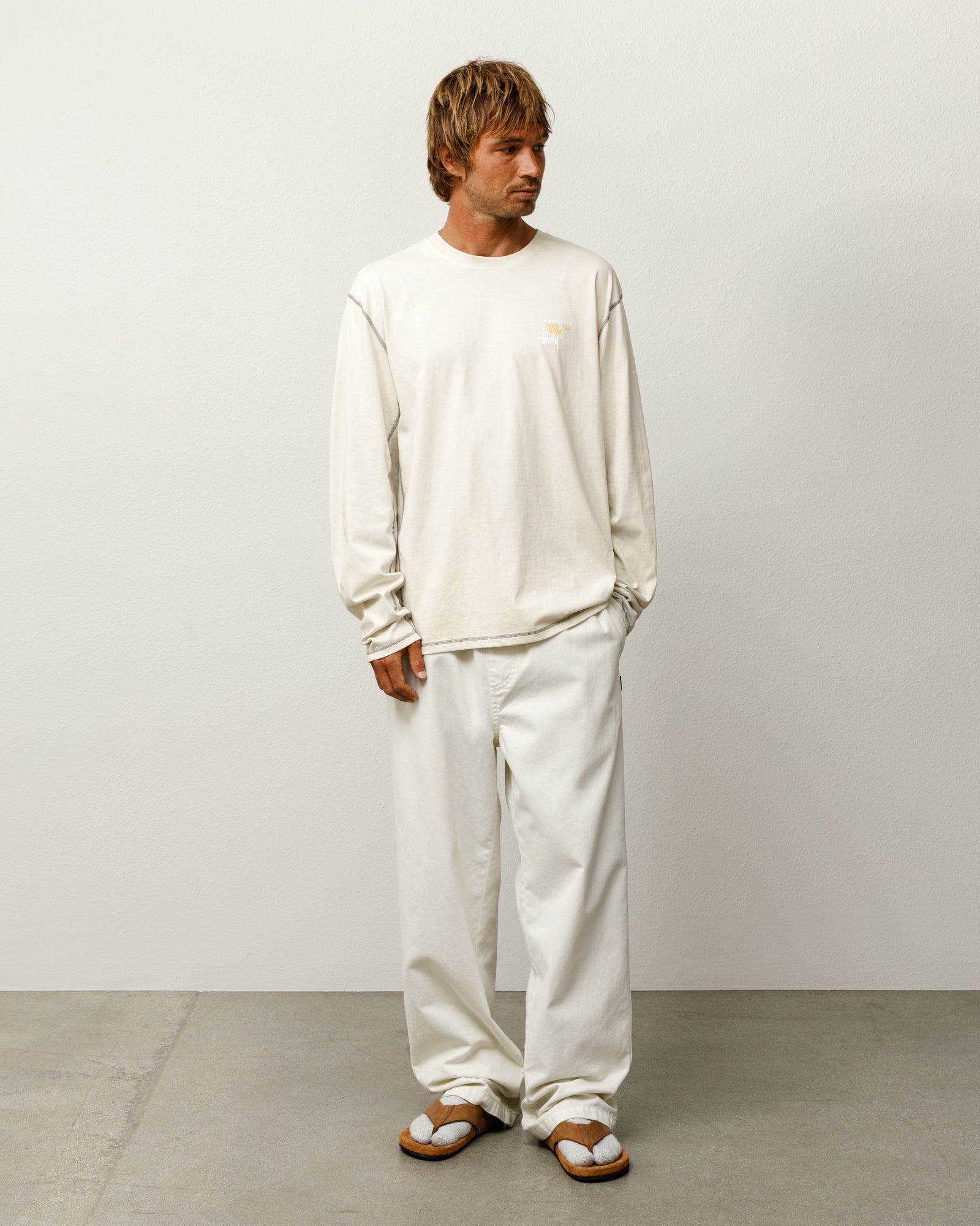 Stüssy & Mountain Hardwear Ls Tee – Stone | Tees | Stüssy