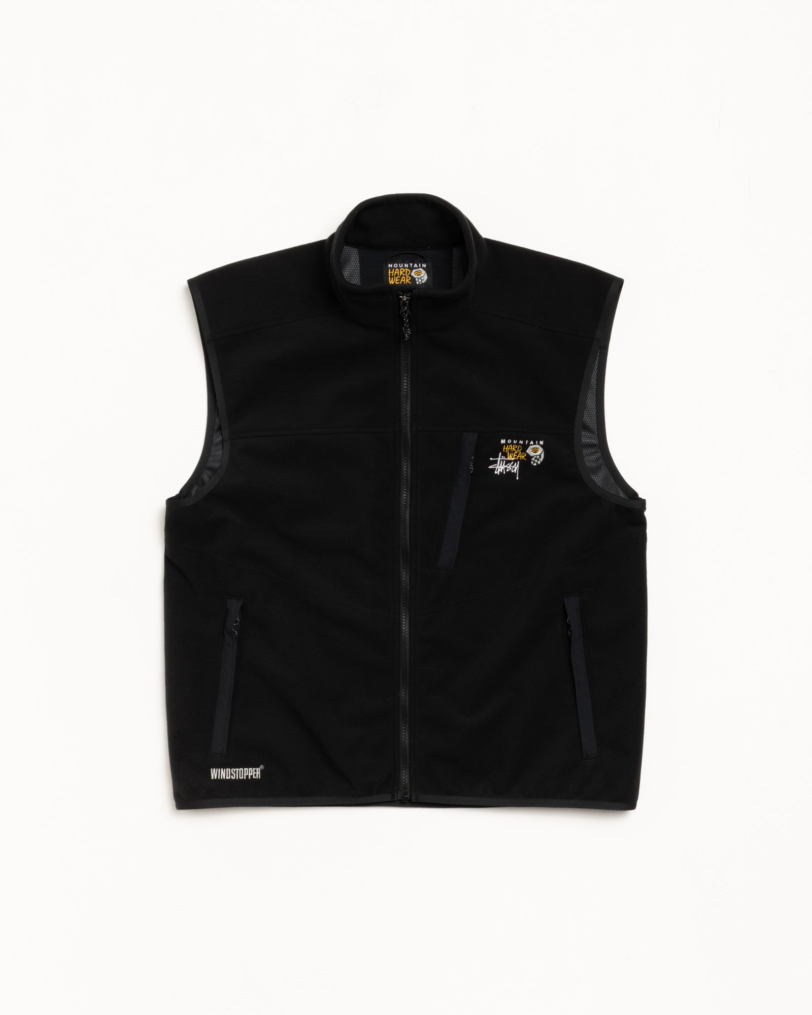 Stüssy & Mountain Hardwear Windstopper® Vest – Black | Outerwear