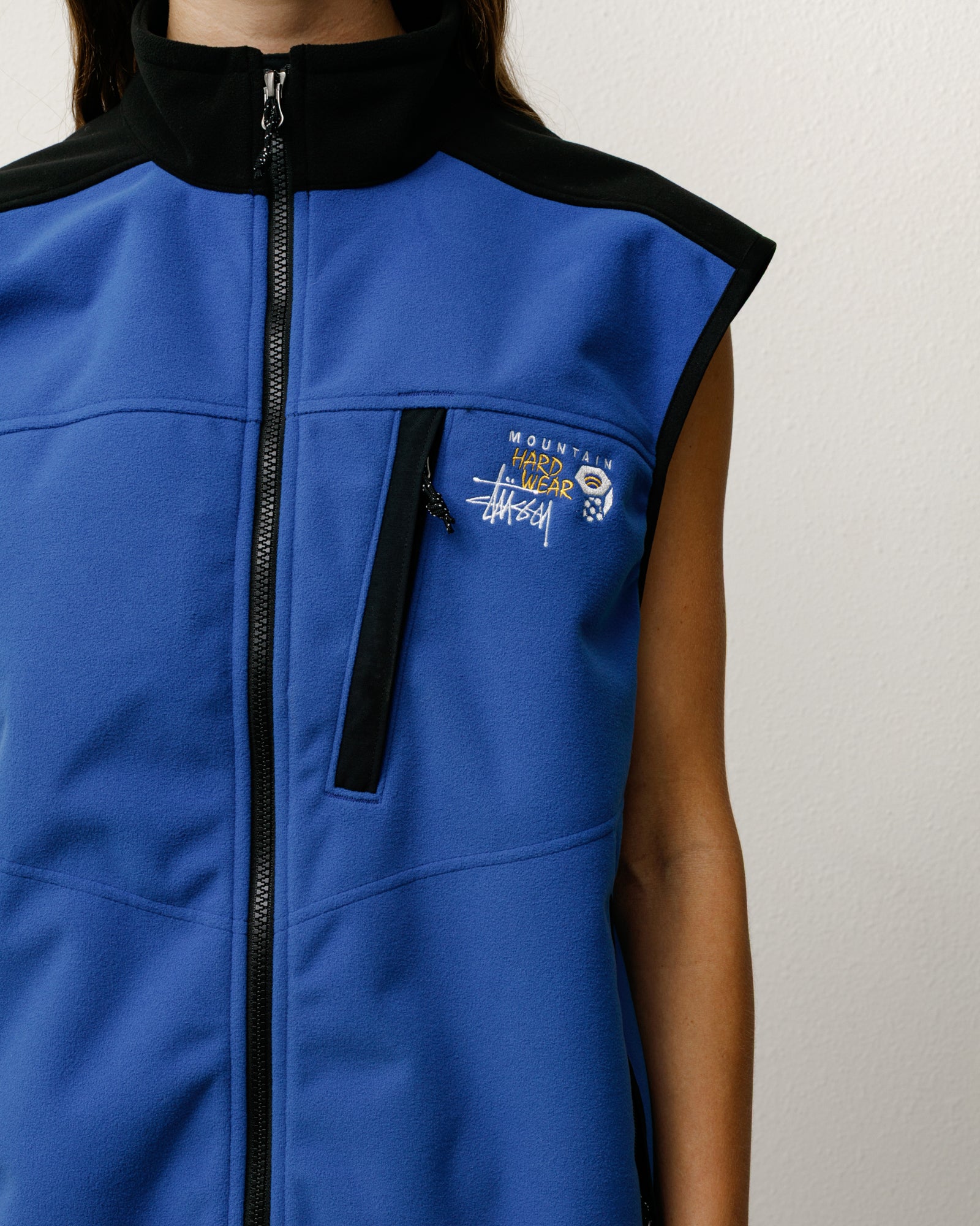 Stüssy & Mountain Hardwear Windstopper® Vest – Blue | Outerwear