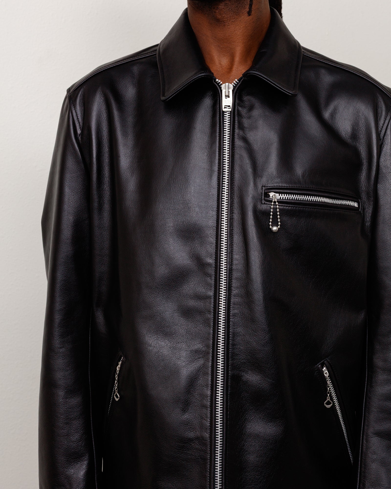 stussy レザージャケット Junya Leather Jacket – Black | Outerwear | Stüssy