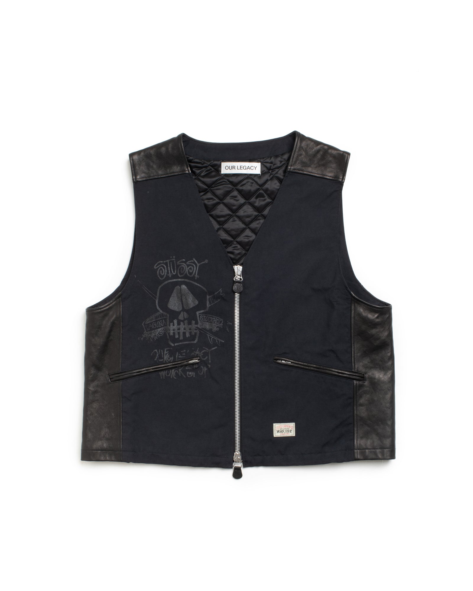 Our Legacy Padded Vest in Overdyed