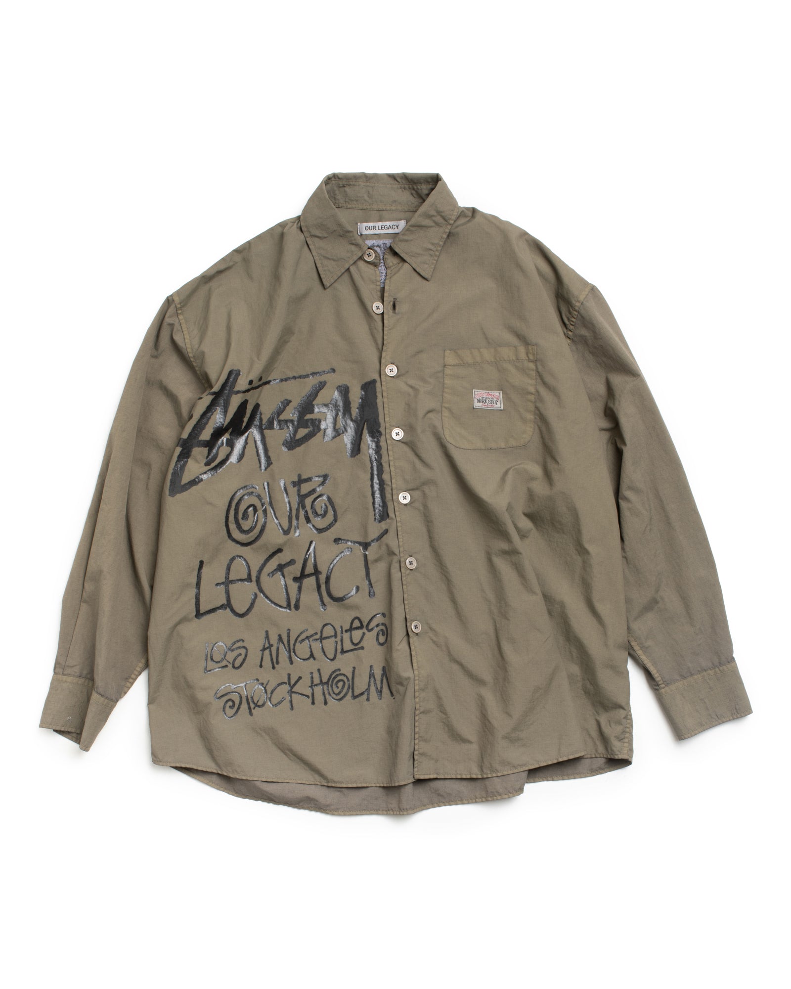 Our Legacy Borrowed Shirt in Overdyed