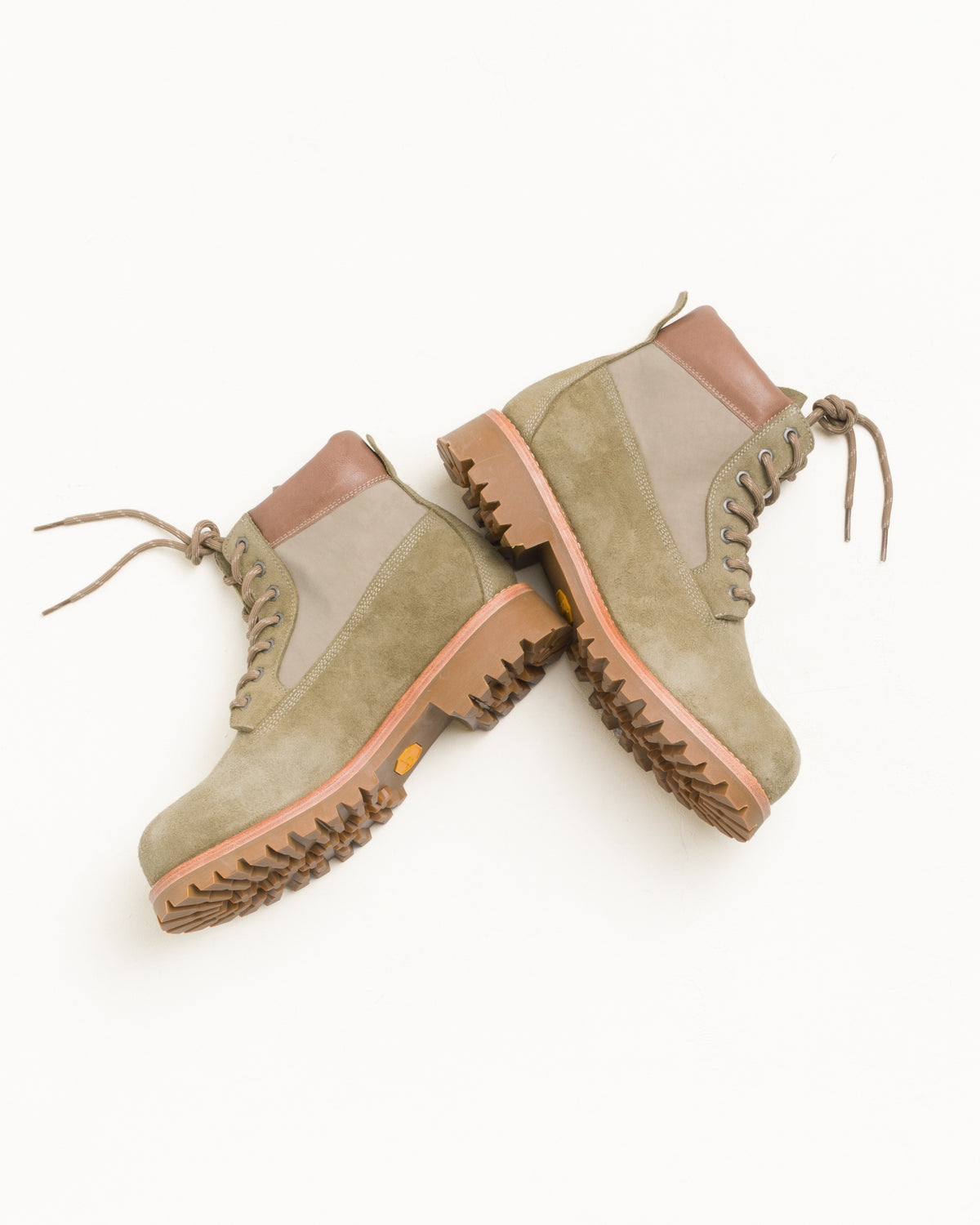 Lace Up Boot Accessories In Beige