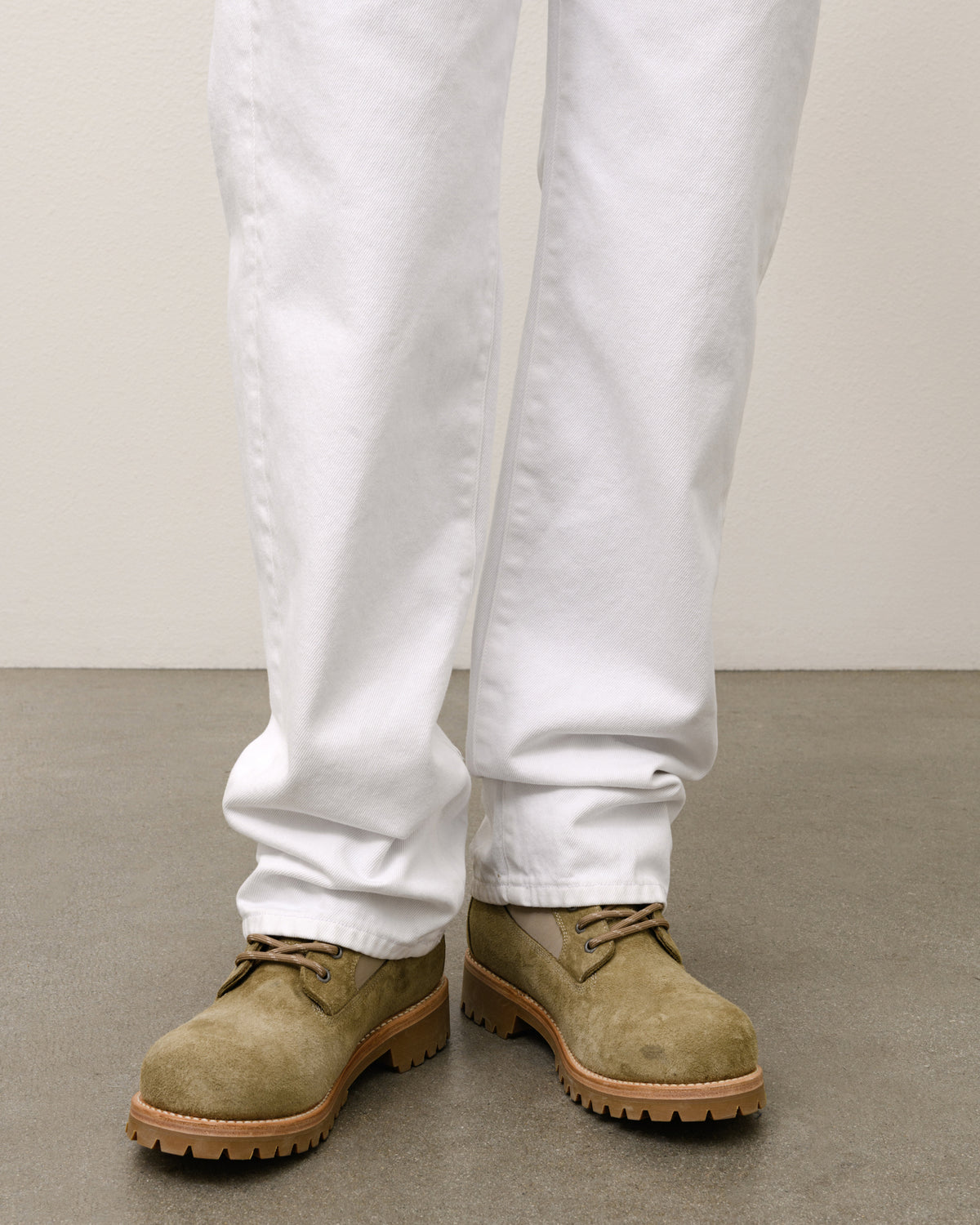 Lace Up Boot Accessories In Beige