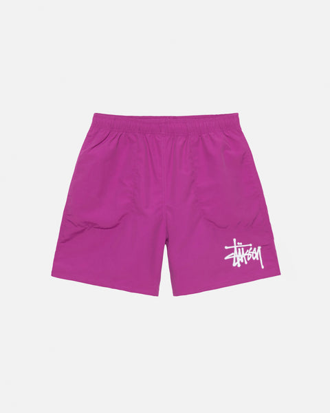 STUSSY WATER SHORT BIG BASIC ORCHID BOTTOMS
