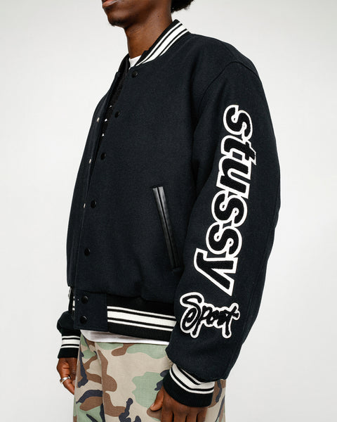 VARSITY JACKET COMPETITION BLACK OUTERWEAR