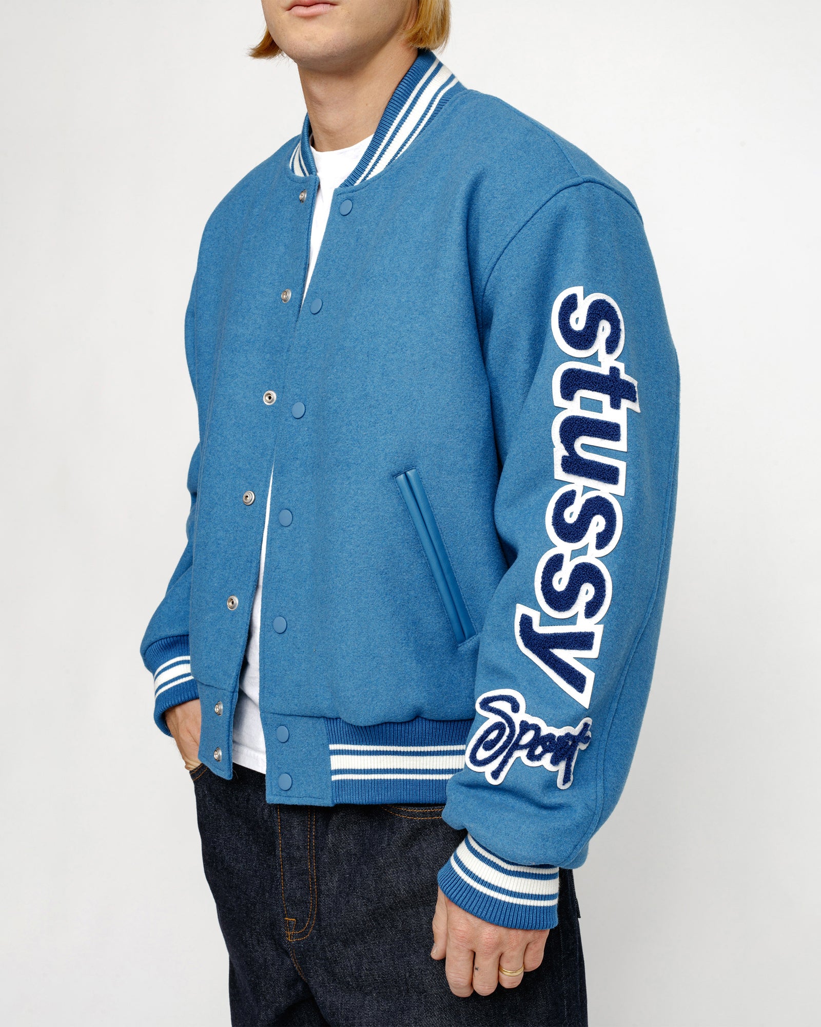 VARSITY JACKET COMPETITION BLUE OUTERWEAR