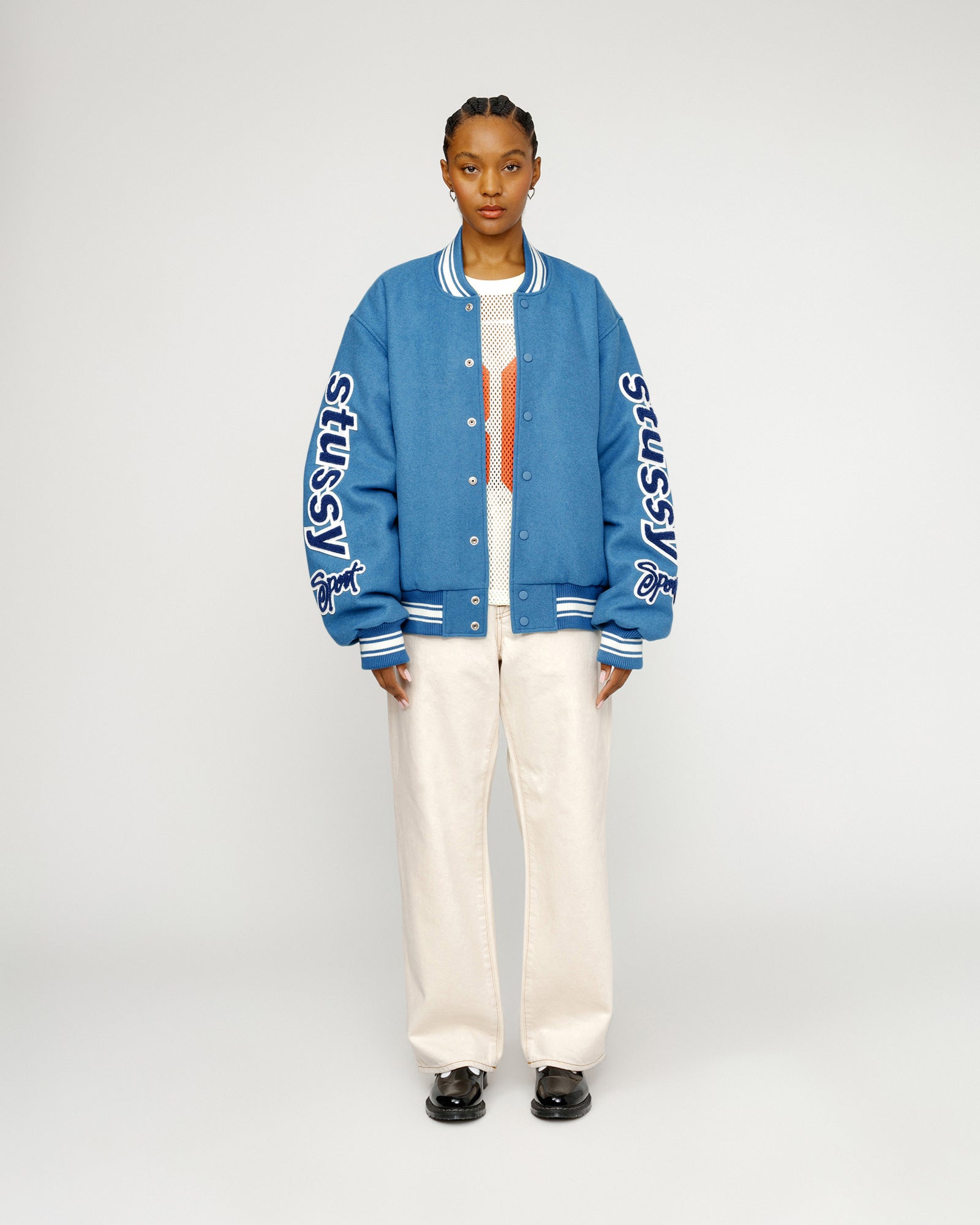 VARSITY JACKET COMPETITION BLUE OUTERWEAR