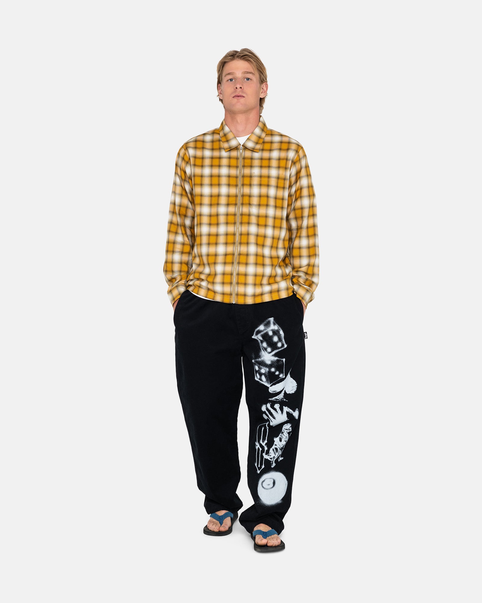 S Stussy Airbrush Icon Beach Pant