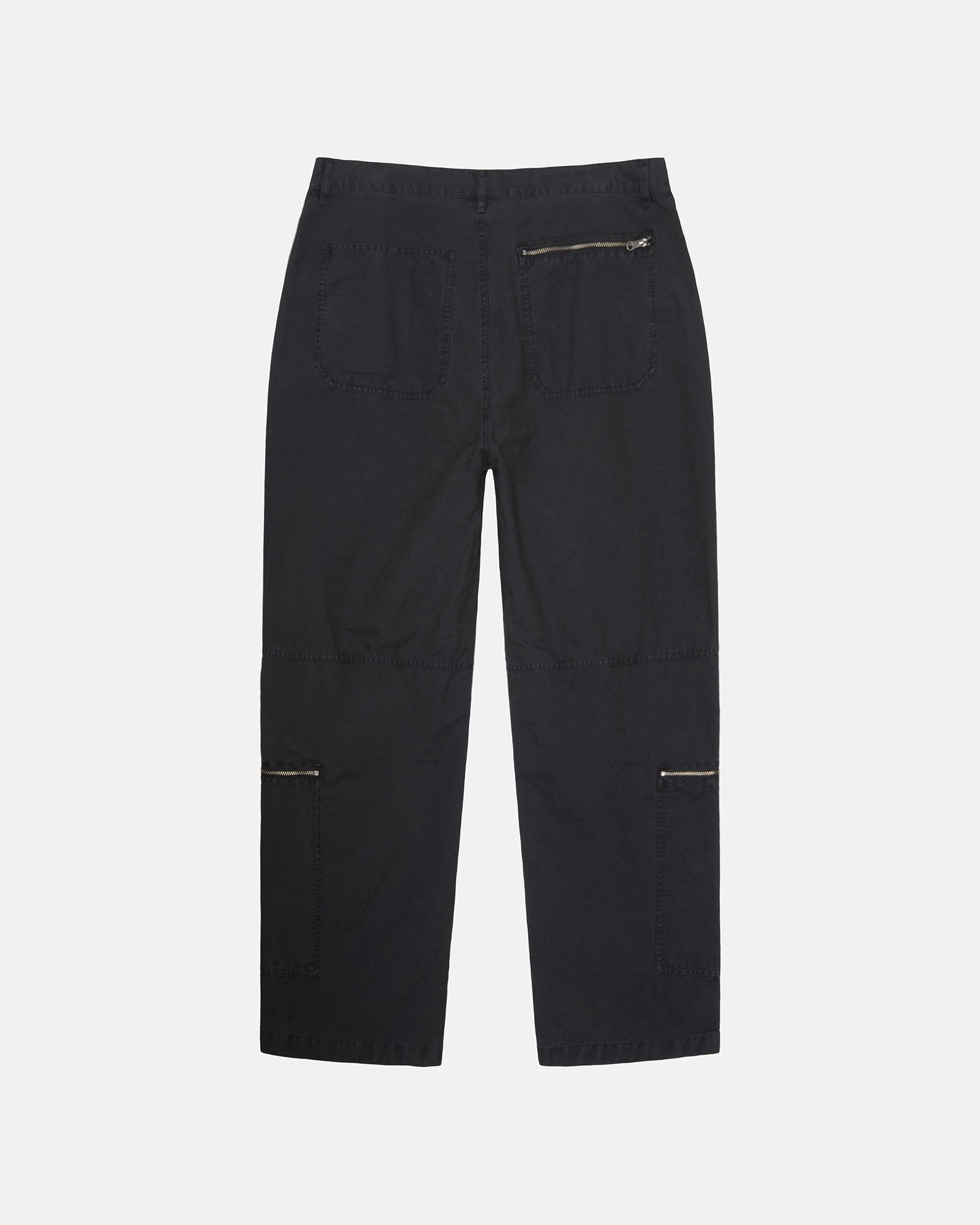FLIGHT PANT NYCO PIGMENT DYED BLACK PANTS