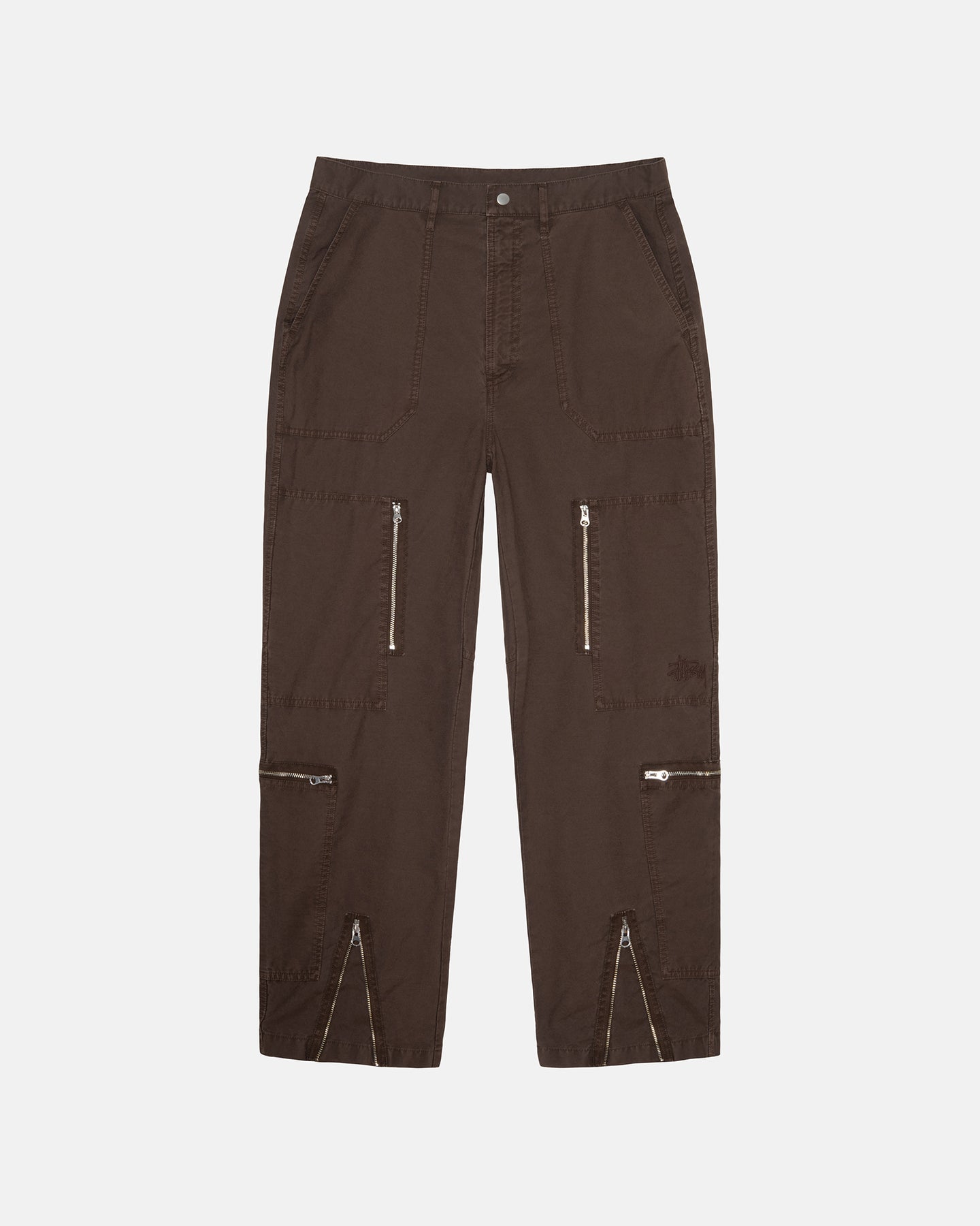 Flight Pant NyCo Pigment Dyed in brown – Stüssy