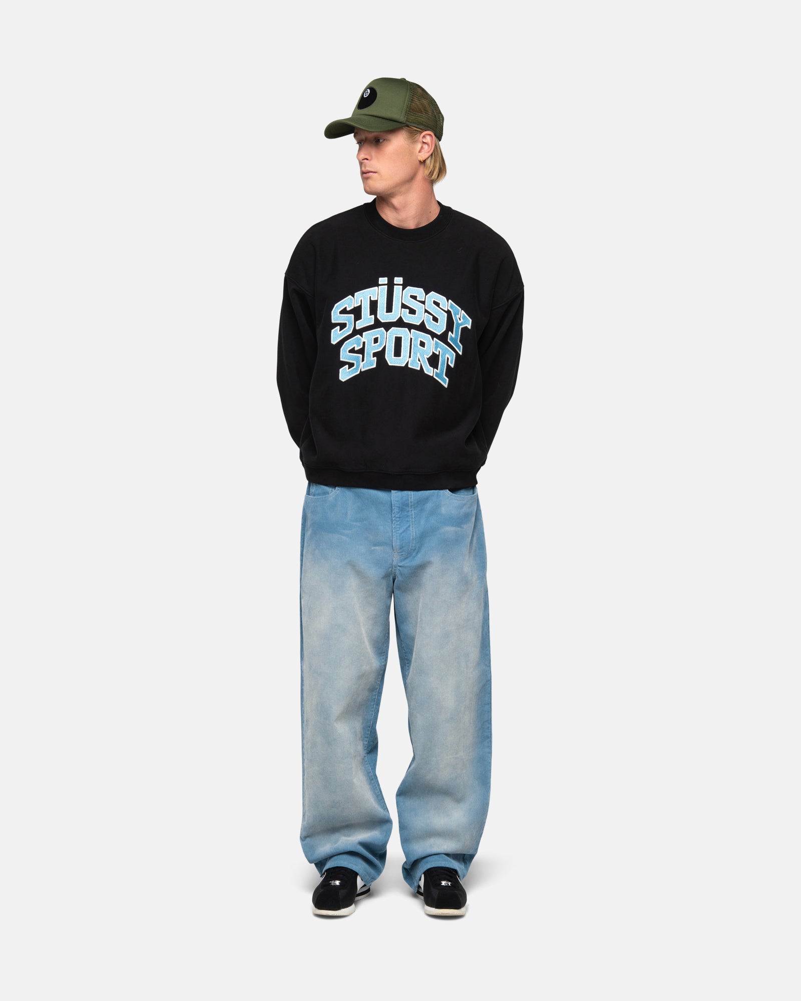 STÜSSY SPORT RELAXED OVERSIZED CREW