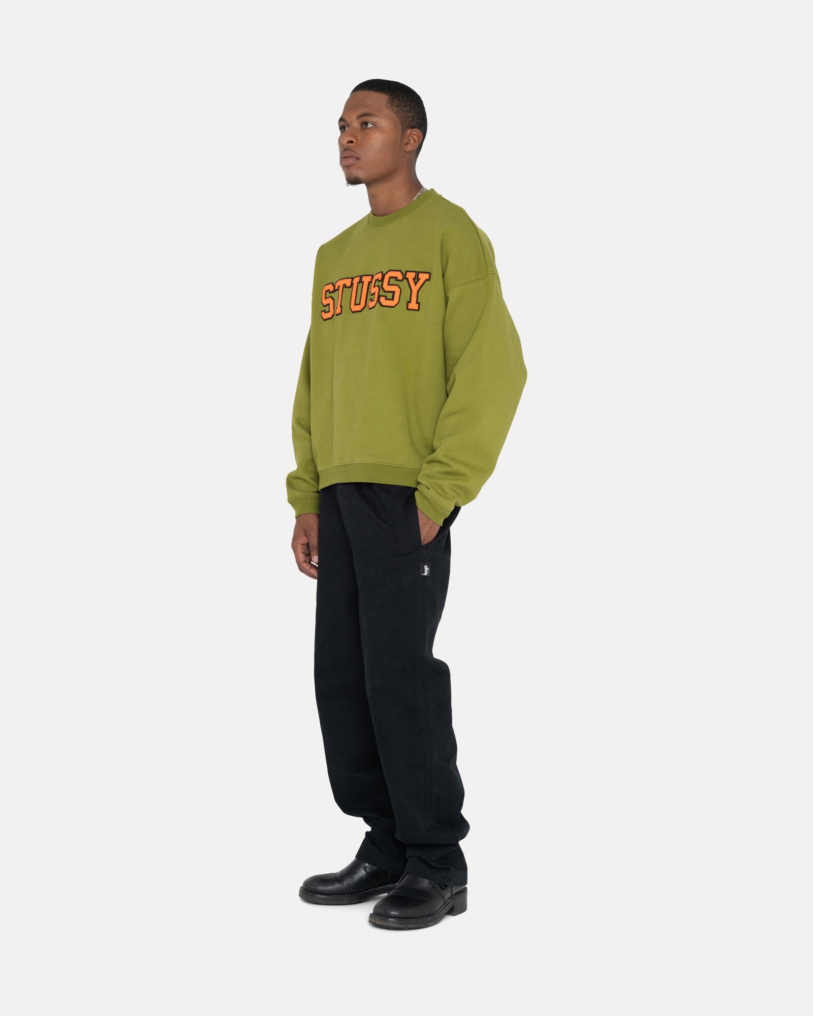 STTUSY 22AW RELAXED OVERSIZED CREW