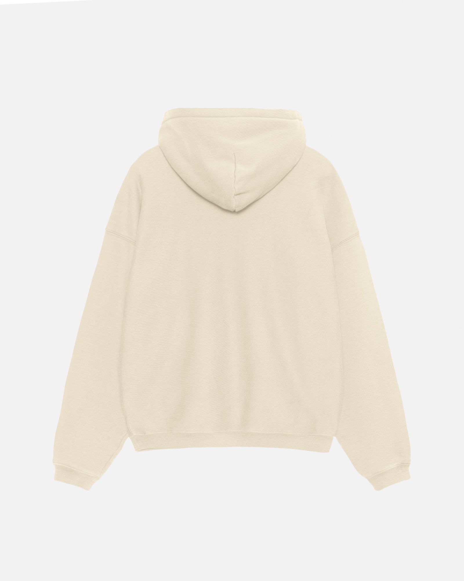 EMBROIDERED RELAXED HOODIE SAND SWEATS