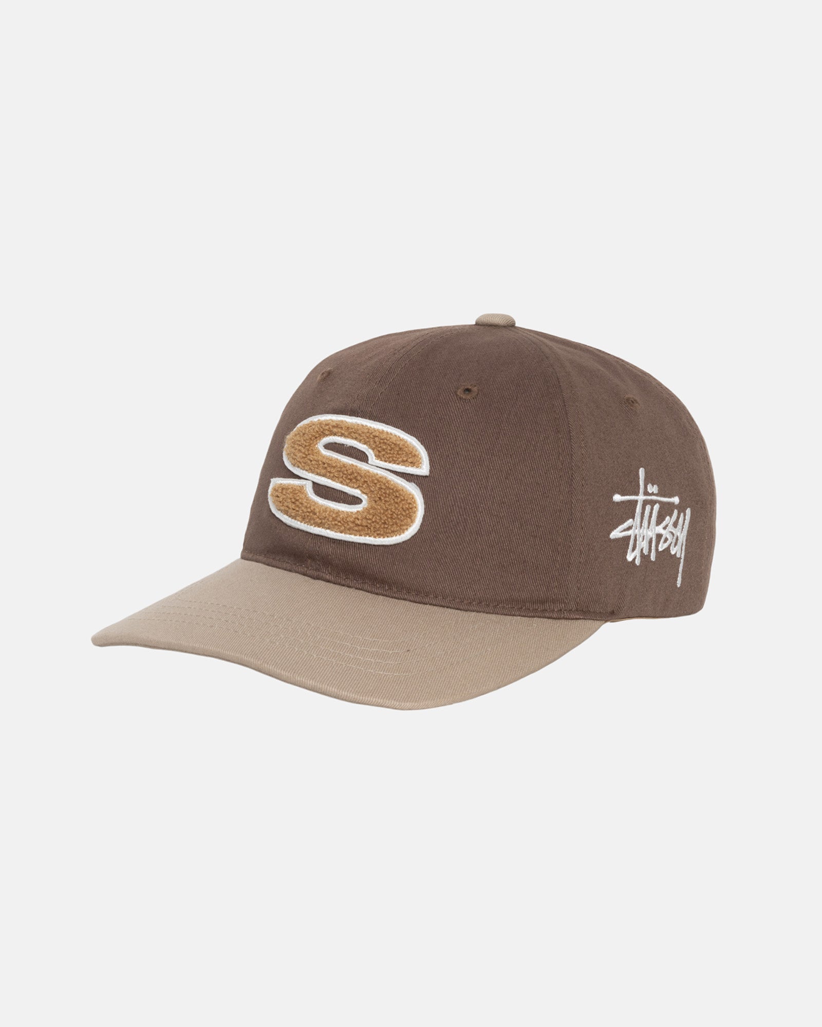 stussy chenille S low pro cap