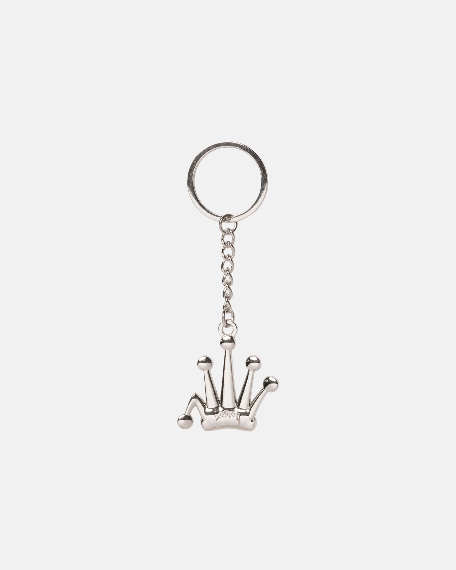 METAL BENT CROWN KEYCHAIN