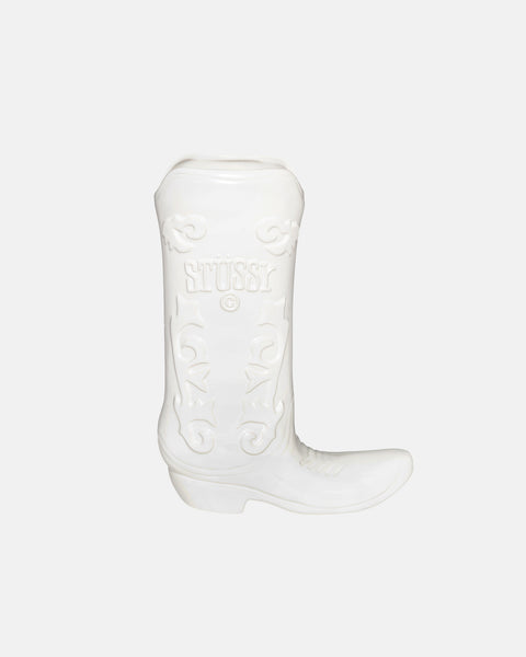 CERAMIC BOOT VASE
