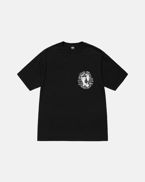 CAMELOT TEE PIGMENT DYED BLACK SHORTSLEEVE