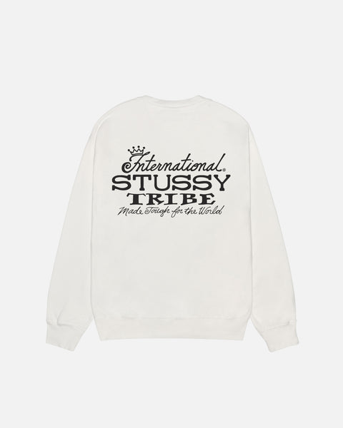 STÜSSY IST CREW PIGMENT DYED NATURAL SWEATS