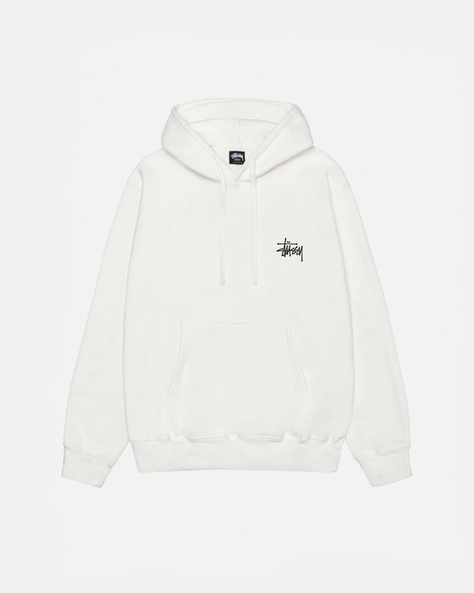 BASIC STÜSSY HOODIE PIGMENT DYED NATURAL SWEATS