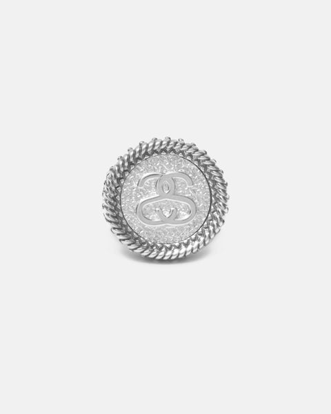 STUSSY SILVER SS SOVEREIGN RING SILVERY ACCESSORY
